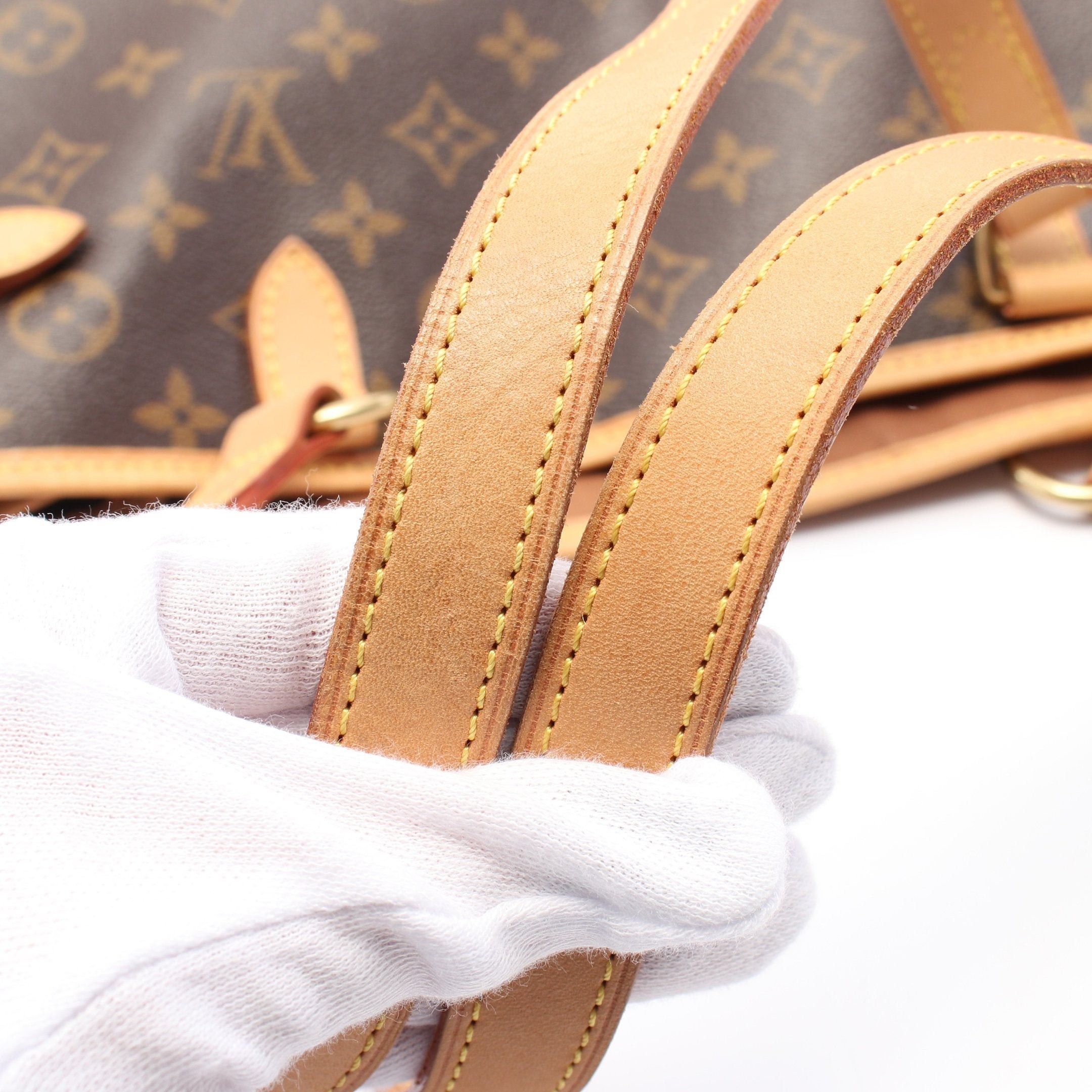Louis Vuitton Louis Vuitton Batignolles Horizontal Monogram Shoulder Bag Leather Brown Size ONE SIZE - 8 Thumbnail