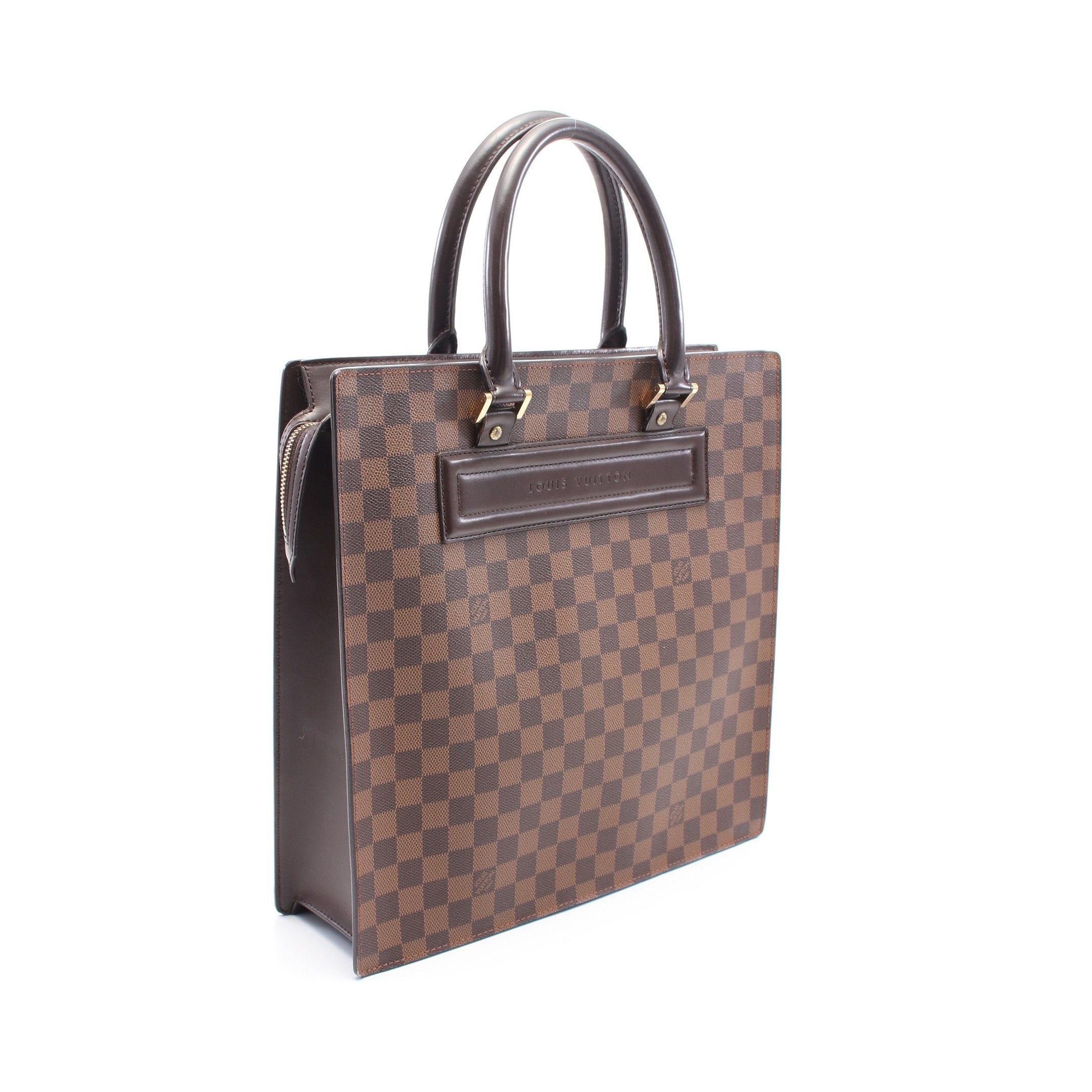 Louis Vuitton Louis Vuitton Venice Gm Damier Ebene Handbag Tote Bag Leather Brown Size ONE SIZE - 2 Thumbnail