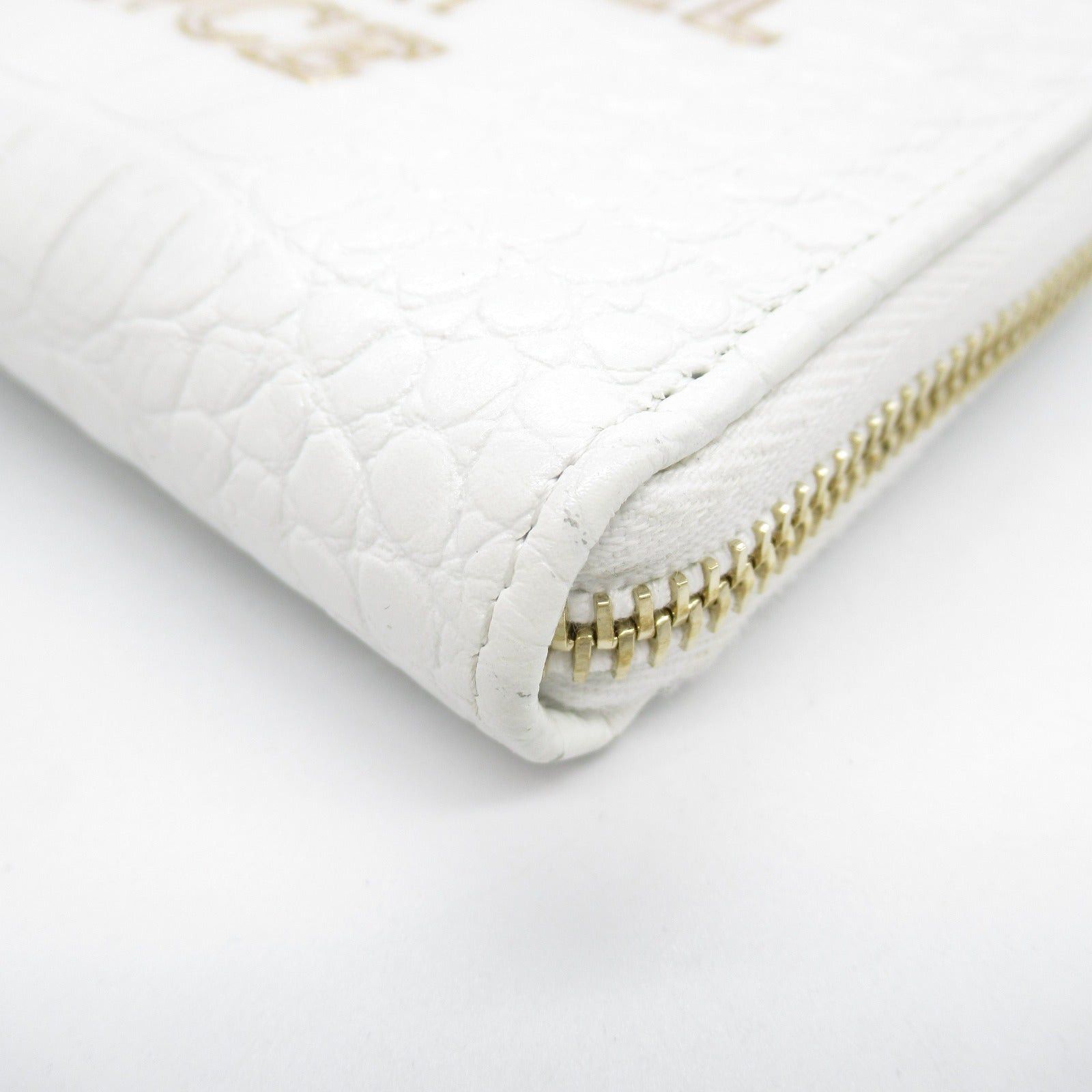 Chanel Chanel Gabriel De Round Long Wallet Zipper Leather White Gold Hardware Size ONE SIZE - 15 Thumbnail