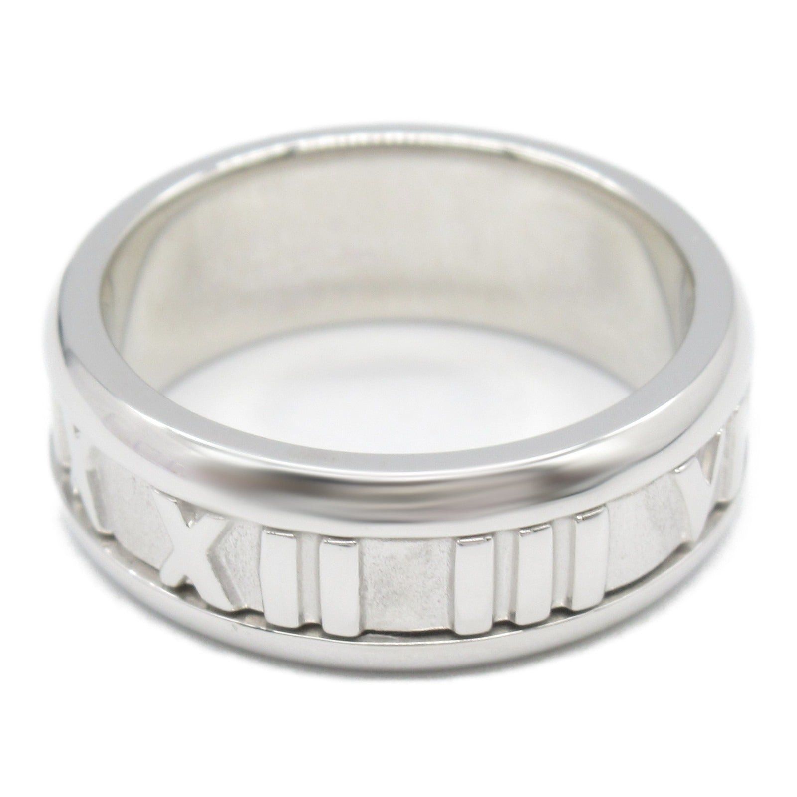 Tiffany & Co. Tiffany Co Atlas Ring K18Wg (White Gold) Silver Size ONE SIZE - 3 Thumbnail