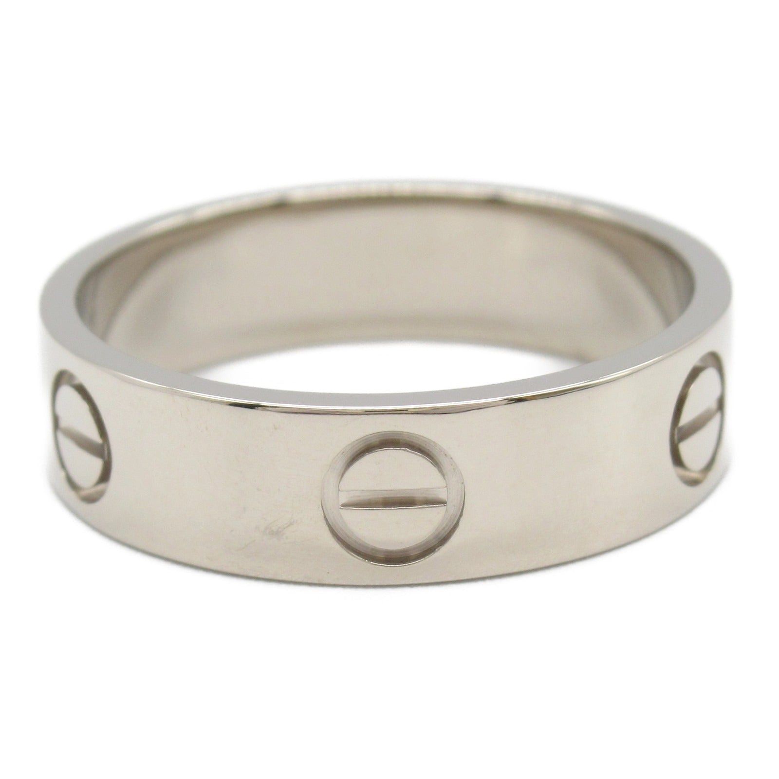 Cartier Cartier Love Ring K18Wg (White Gold) Silver Size ONE SIZE - 2 Thumbnail