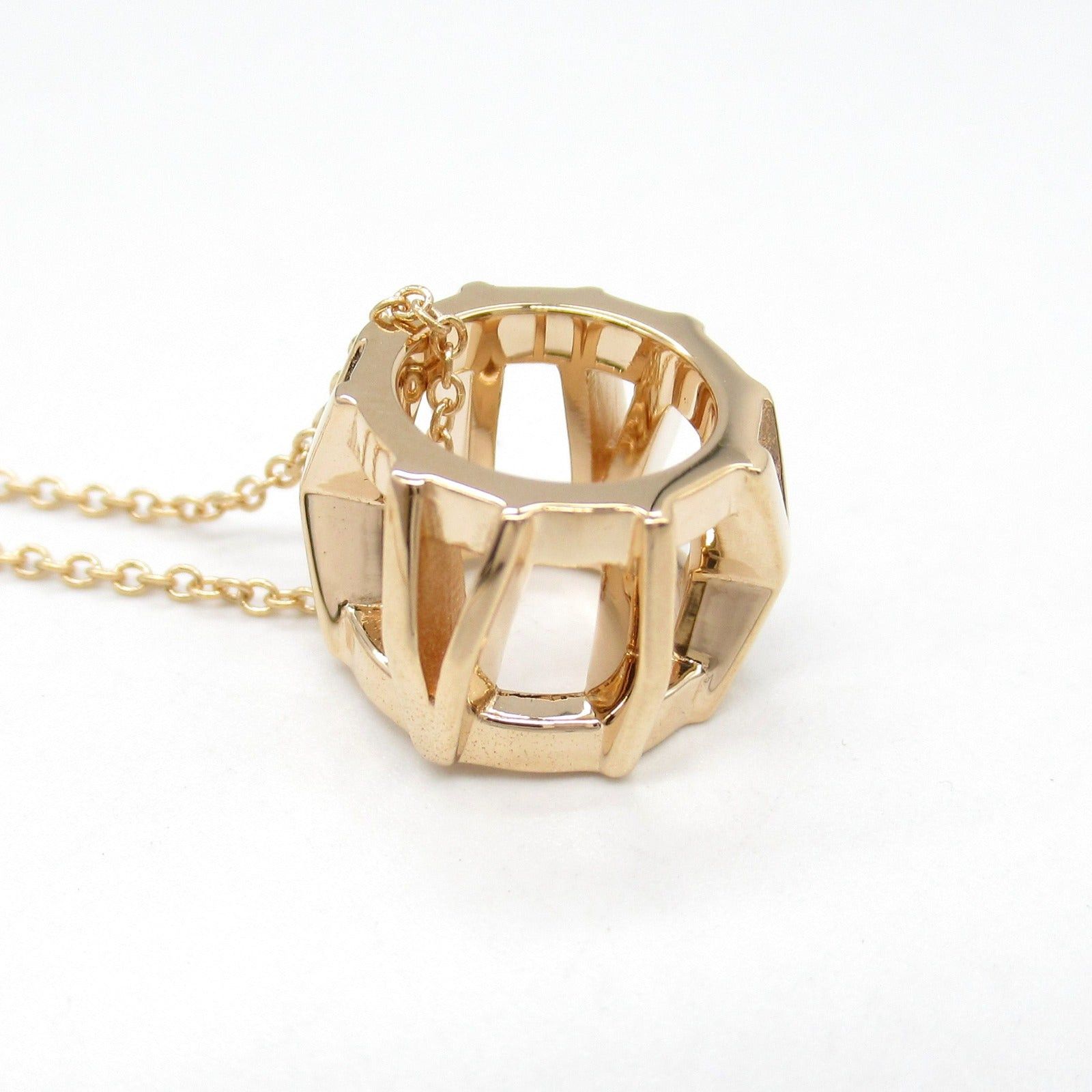 Tiffany & Co. Tiffany Co Atlas X Open Necklace K18Pg (Pink Gold) Gold Size ONE SIZE - 4 Thumbnail