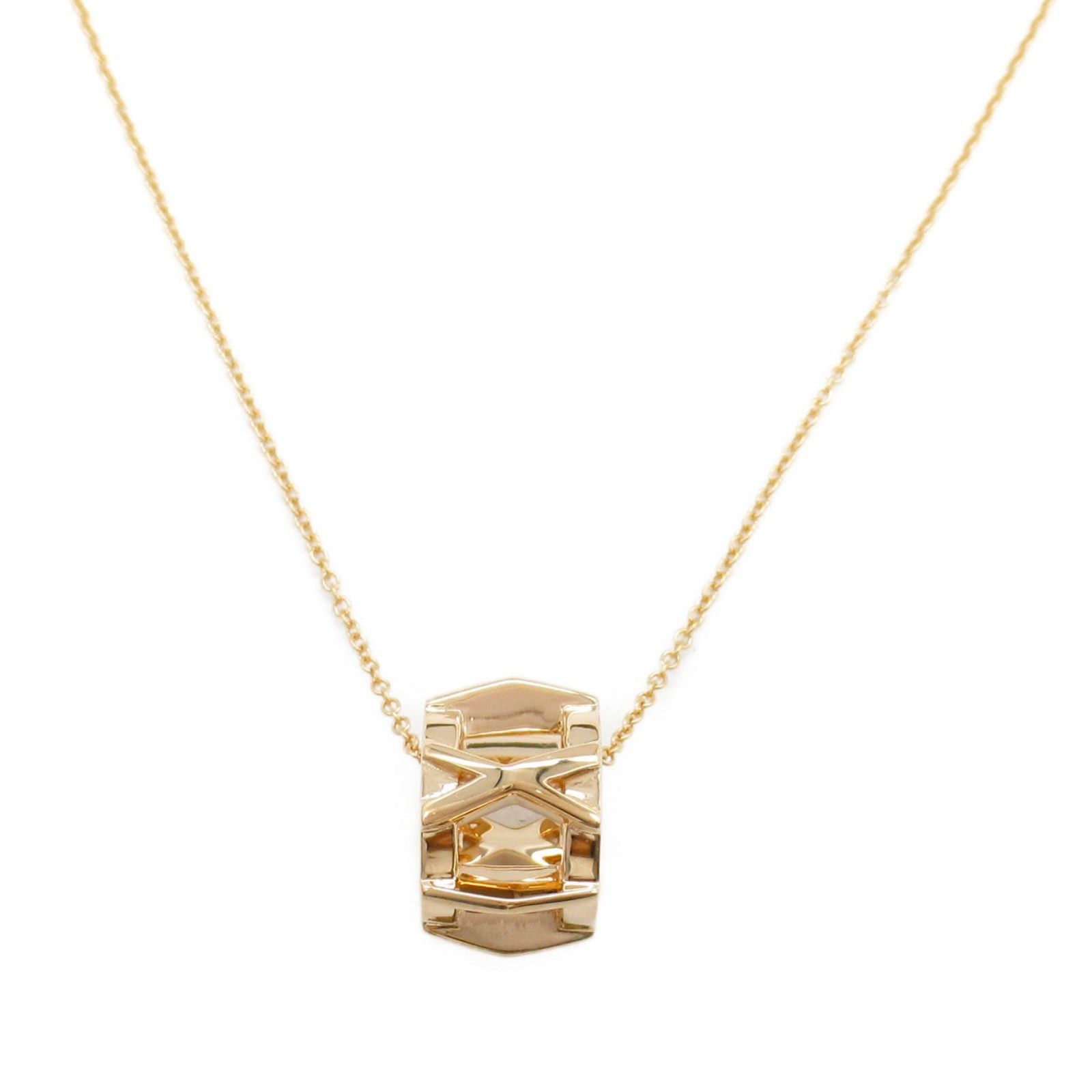 Tiffany & Co. Tiffany Co Atlas X Open Necklace K18Pg (Pink Gold) Gold Size ONE SIZE - 2 Thumbnail