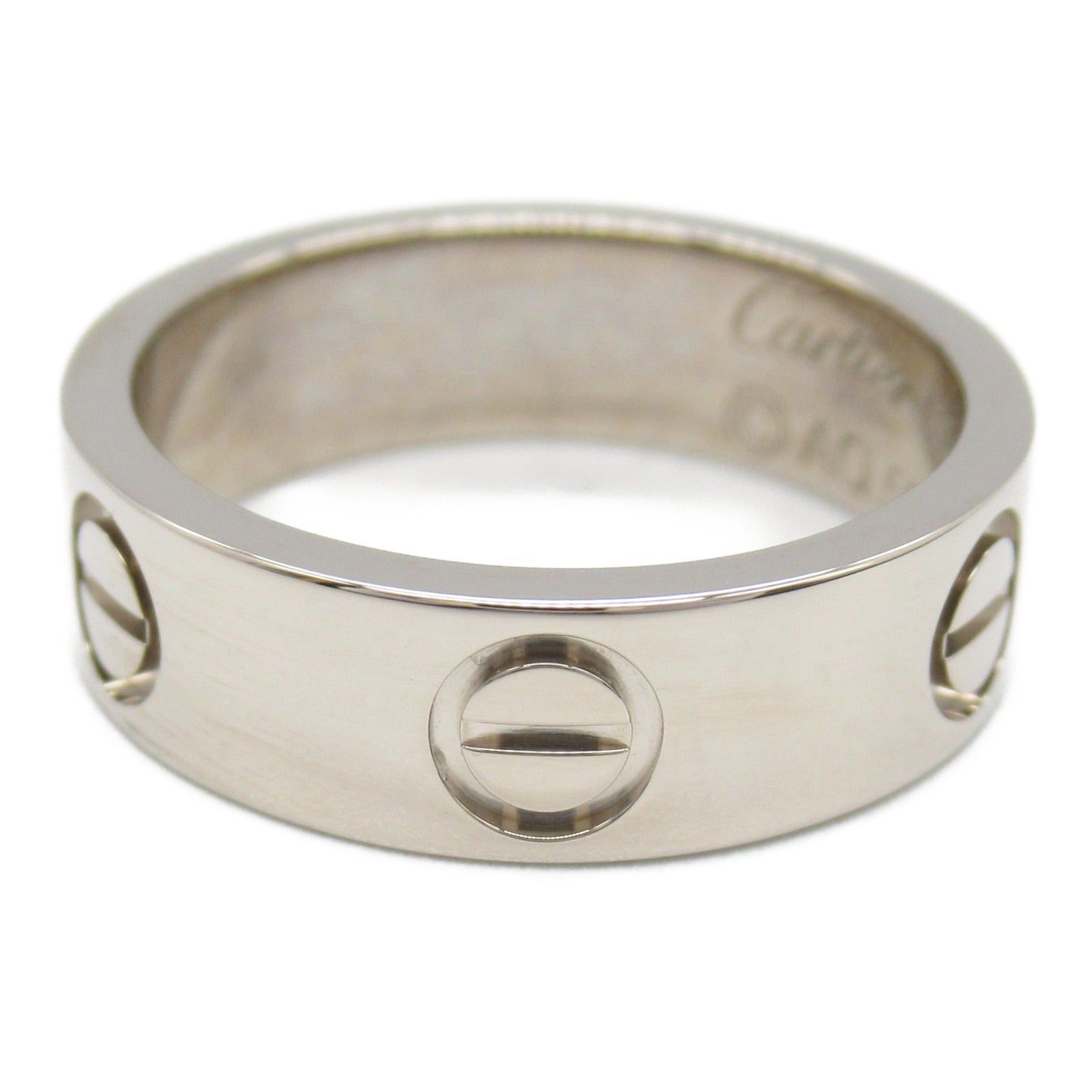 Cartier Cartier Love Ring K18Wg (White Gold) Silver Size ONE SIZE - 3 Thumbnail