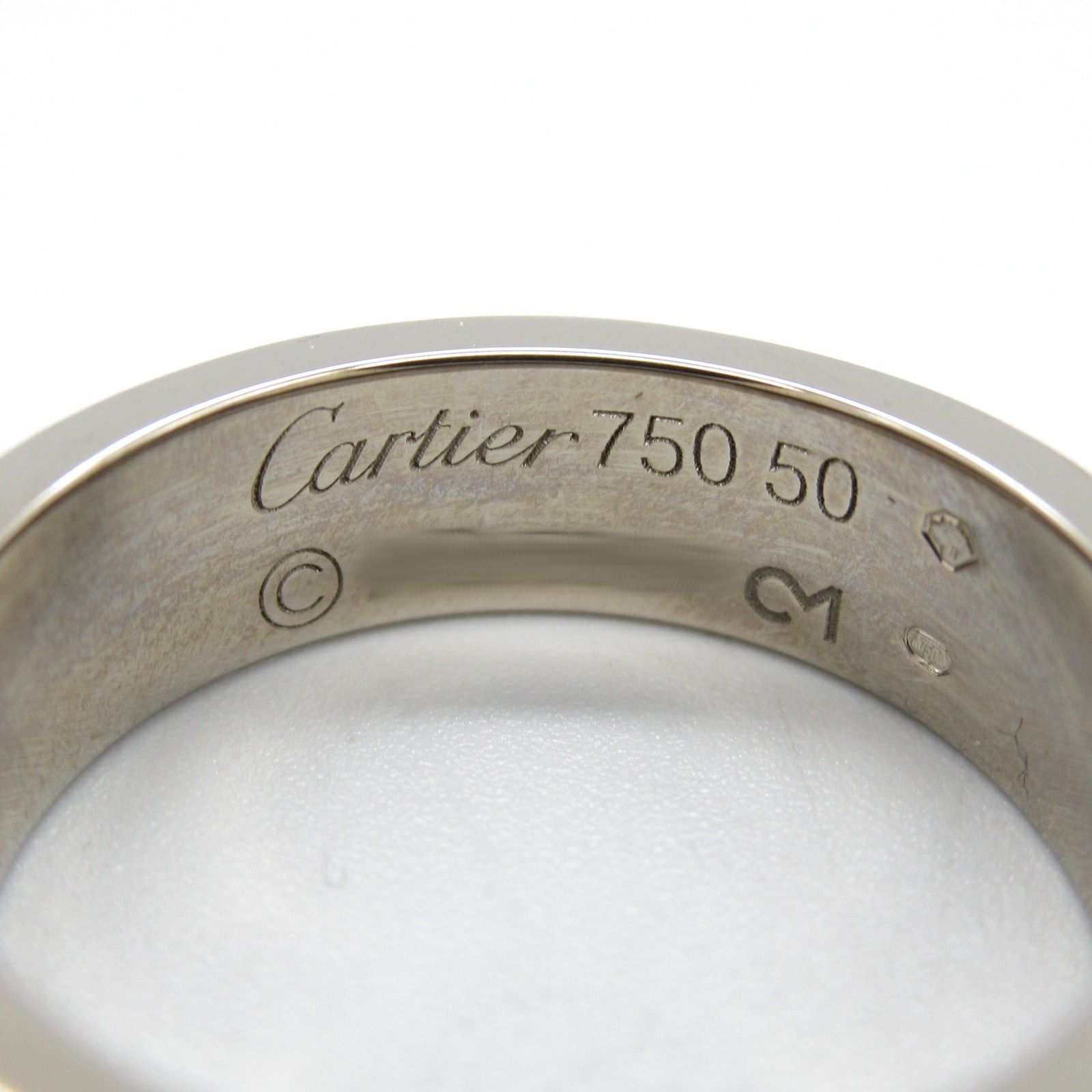 Cartier Cartier Love Ring K18Wg (White Gold) Silver Size ONE SIZE - 4 Thumbnail