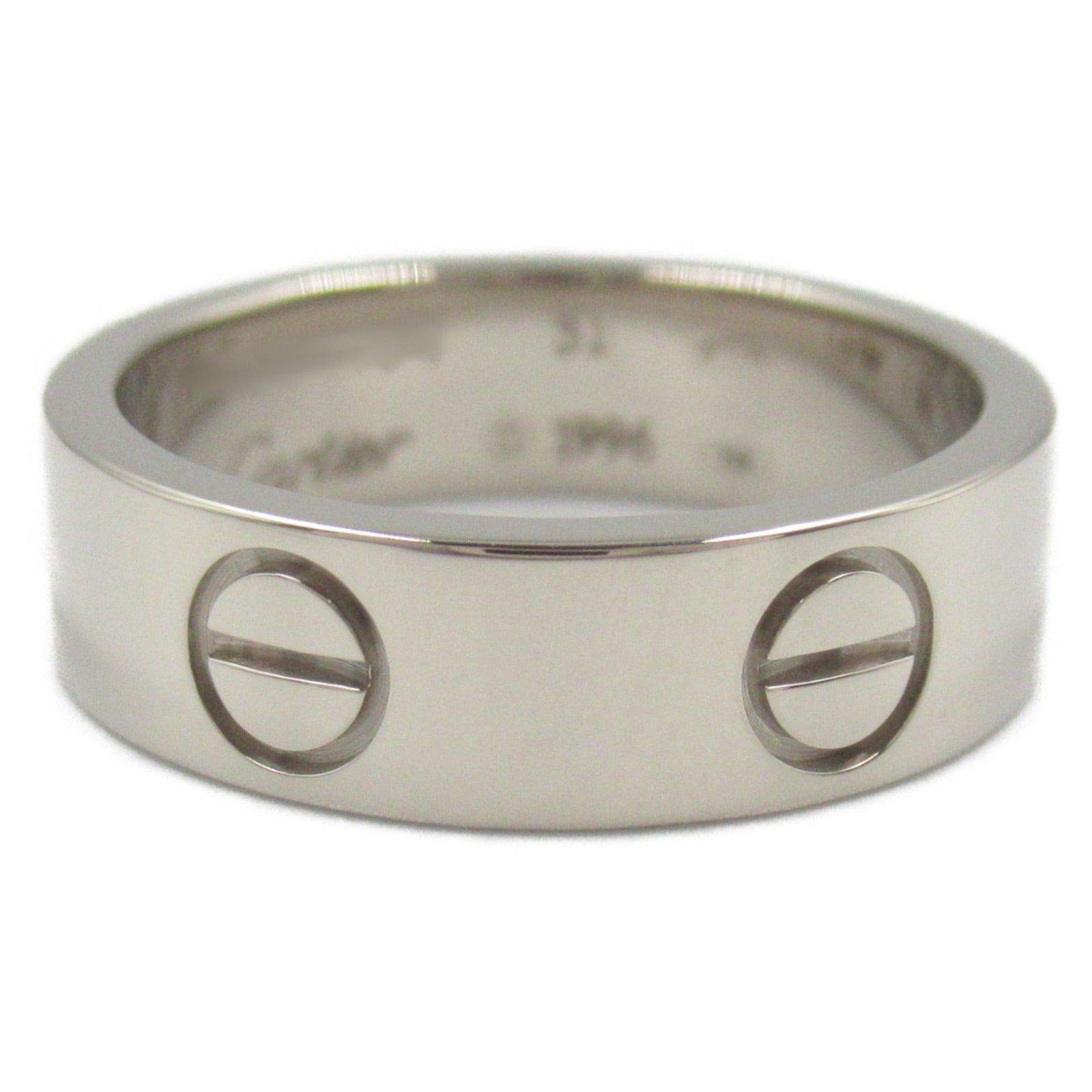 Cartier Cartier Love Ring K18Wg (White Gold) Silver Size ONE SIZE - 3 Thumbnail