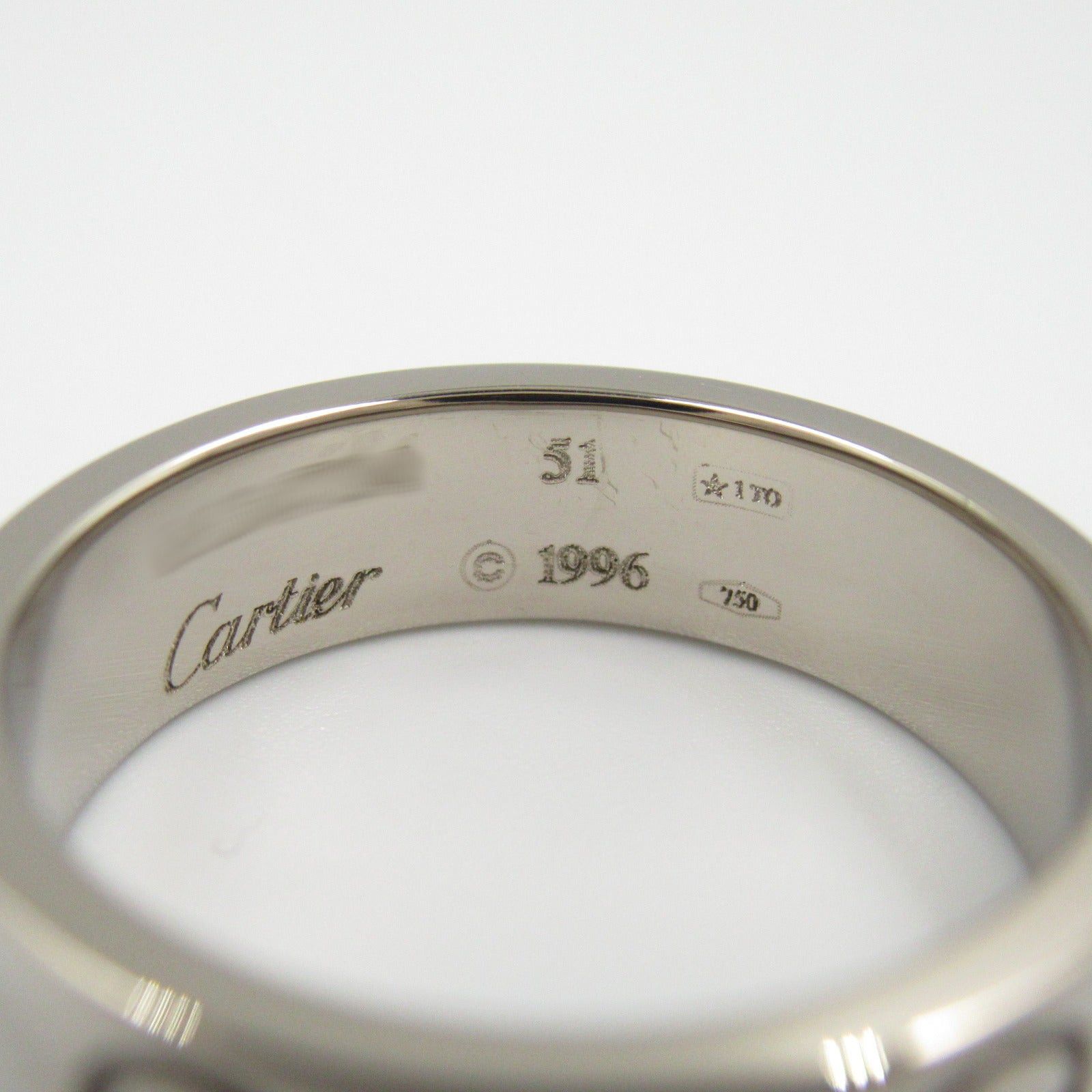 Cartier Cartier Love Ring K18Wg (White Gold) Silver Size ONE SIZE - 4 Thumbnail