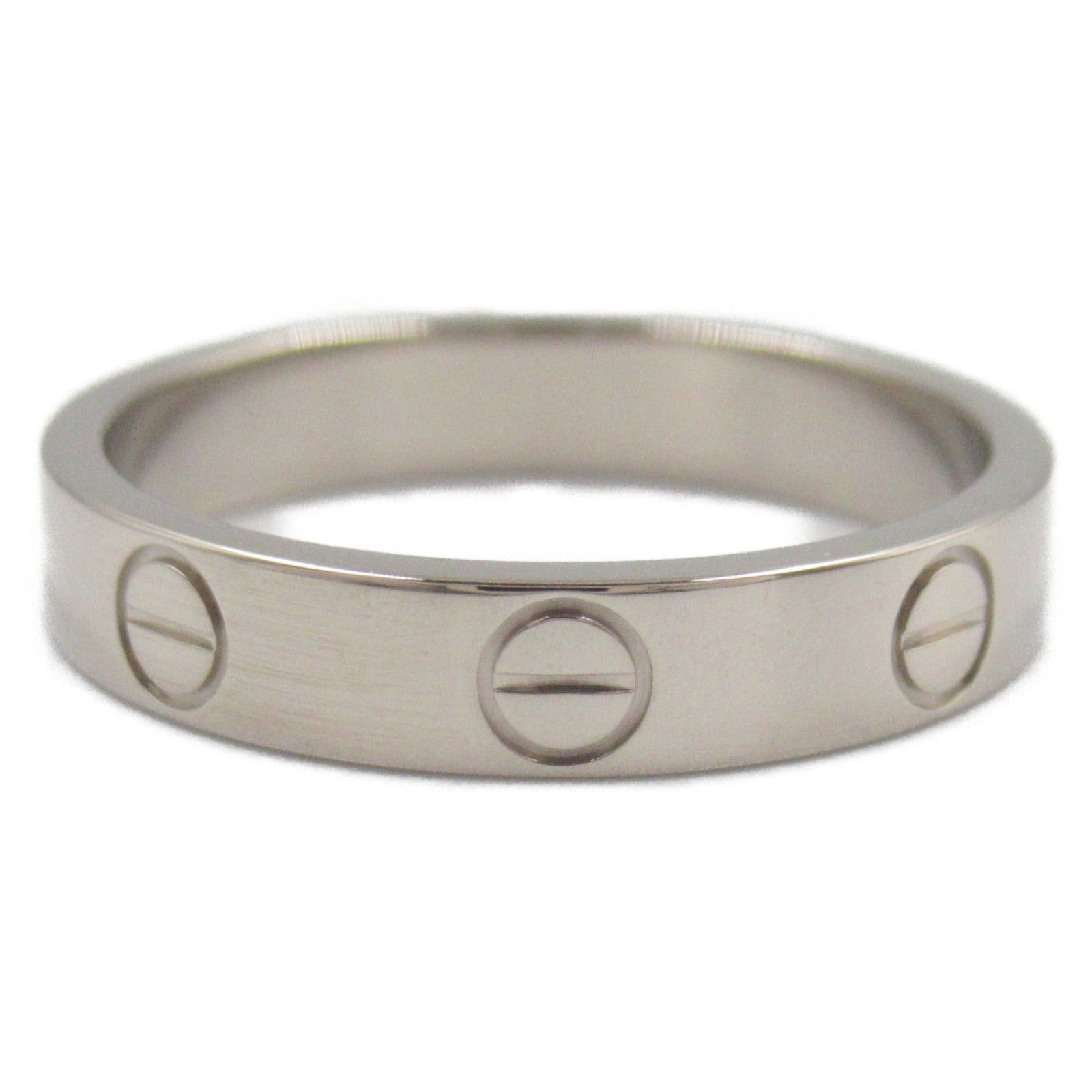 Cartier Cartier Mini Love Ring K18Wg (White Gold) Silver Size ONE SIZE - 2 Thumbnail
