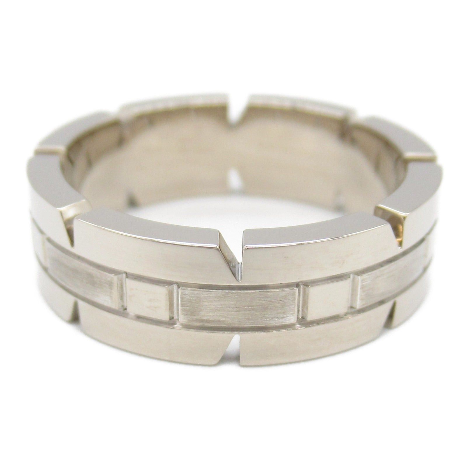Cartier Cartier Tank Francaise Ring K18Wg (White Gold) Silver Size ONE SIZE - 3 Thumbnail
