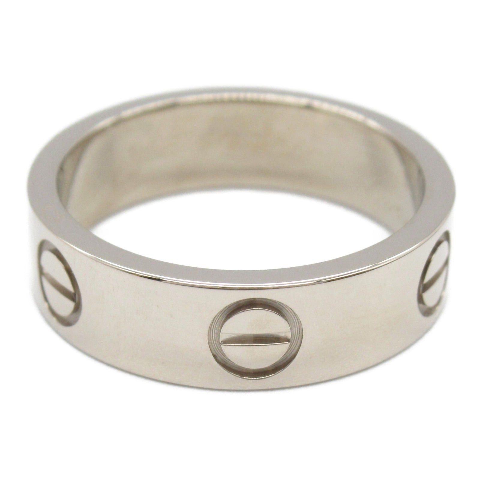 Cartier Cartier Love Ring K18Wg (White Gold) Silver Size ONE SIZE - 3 Thumbnail