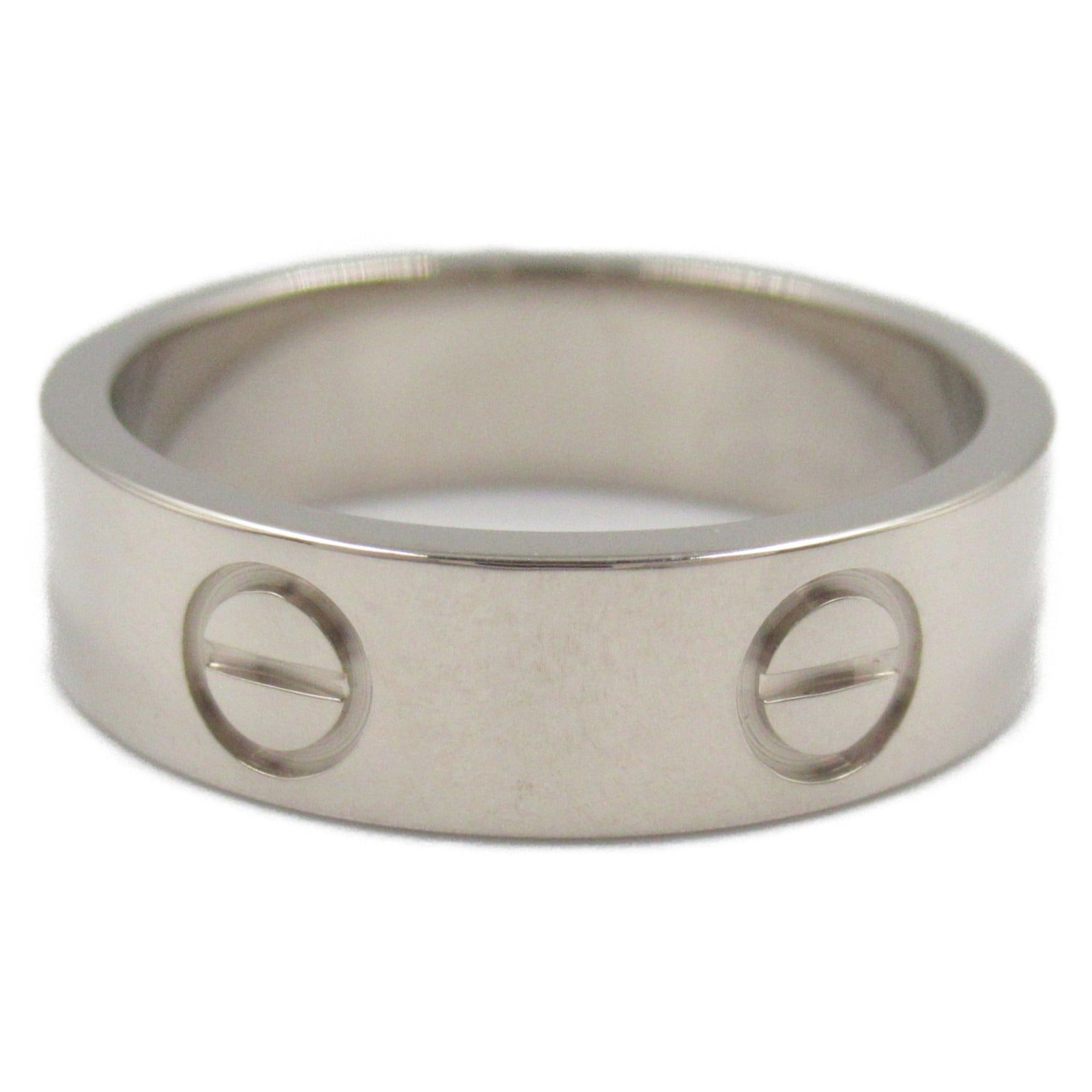 Cartier Cartier Love Ring K18Wg (White Gold) Silver Size ONE SIZE - 3 Thumbnail