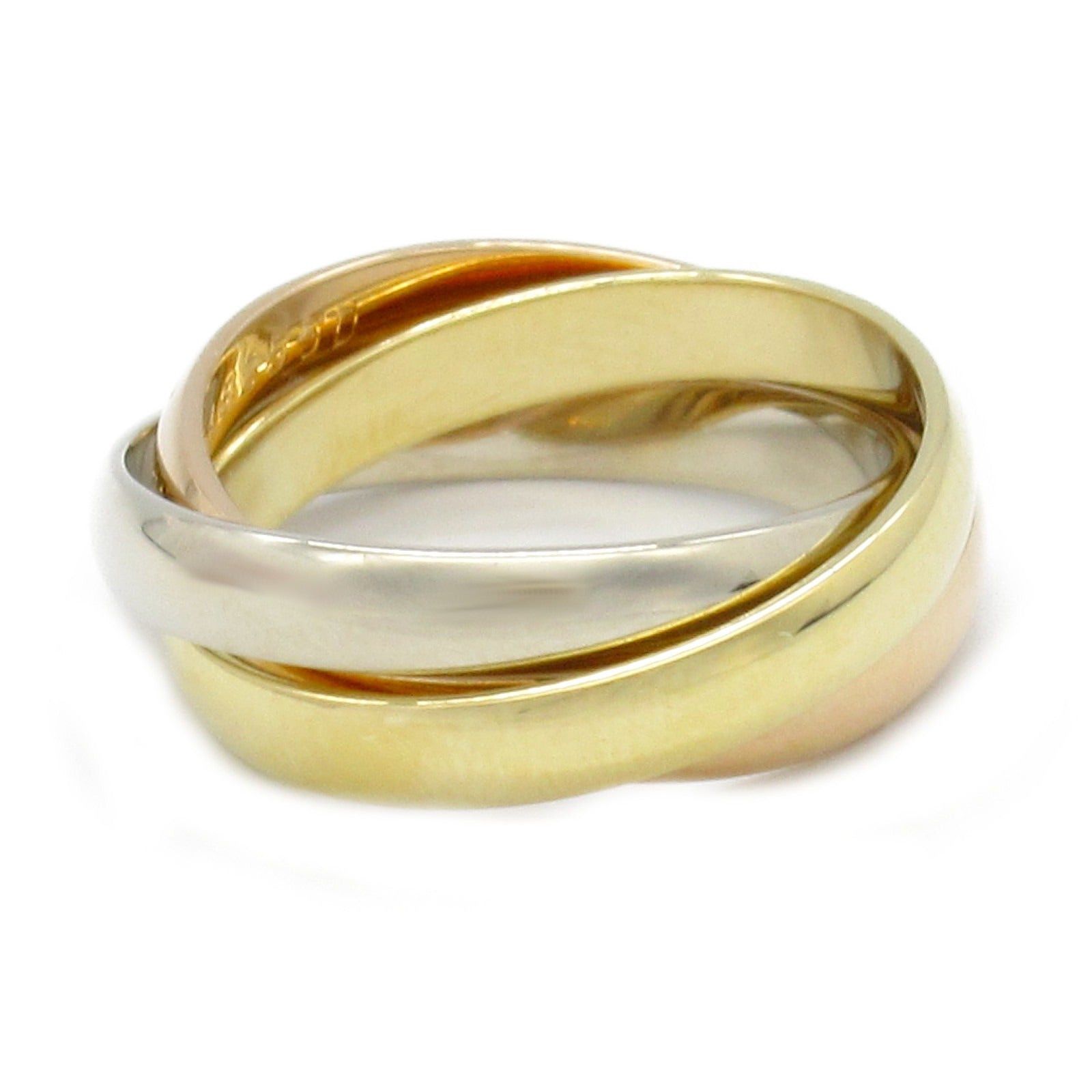 Cartier Cartier Trinity Ring K18 (Yellow Gold) K18Wg (White (Pink Gold Size ONE SIZE - 2 Thumbnail