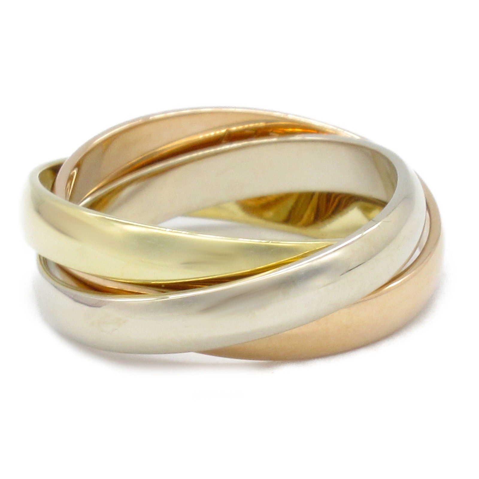 Cartier Cartier Trinity Ring K18 (Yellow Gold) K18Wg (White (Pink Gold Size ONE SIZE - 2 Thumbnail