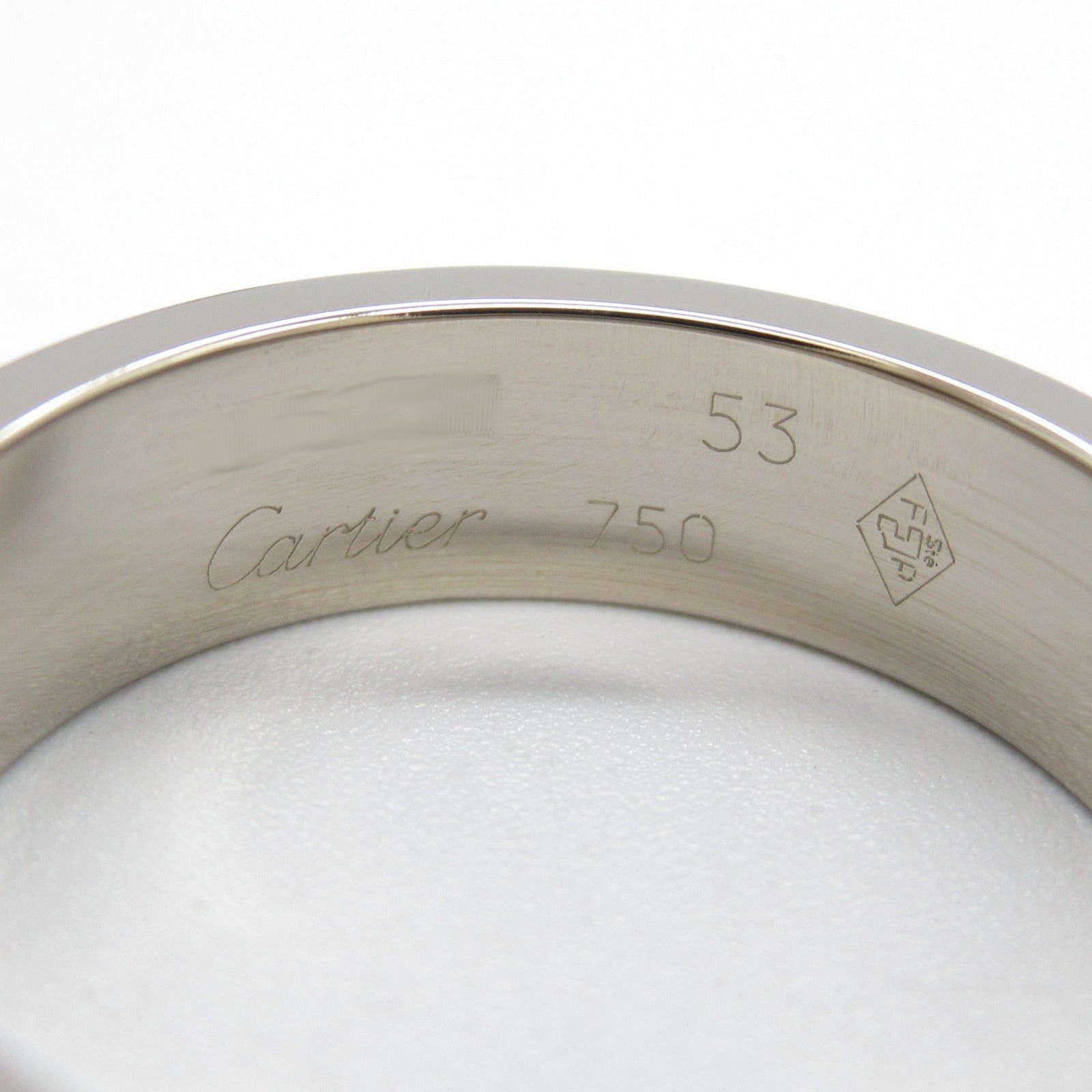 Cartier Cartier Love Ring K18Wg (White Gold) Silver Size ONE SIZE - 4 Thumbnail