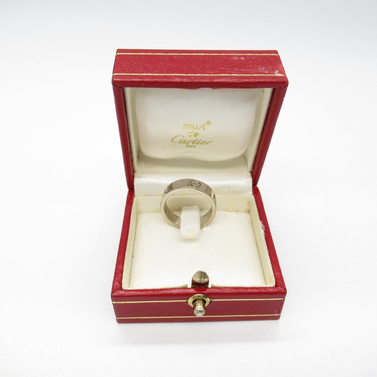 Cartier Cartier Love Ring K18Wg (White Gold) Silver Size ONE SIZE - 5 Thumbnail