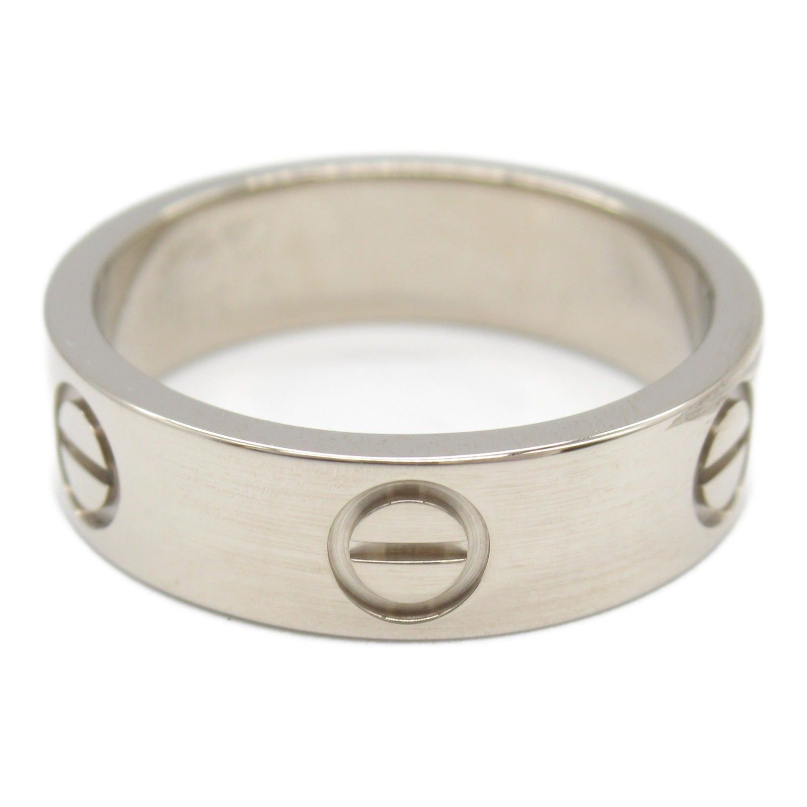 Cartier Cartier Love Ring K18Wg (White Gold) Silver Size ONE SIZE - 2 Thumbnail
