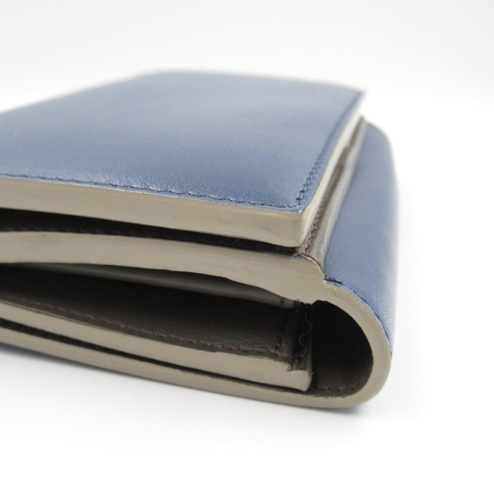Fendi Fendi Peekaboo Double Hook Wallet Leather Navy Size ONE SIZE - 8 Thumbnail