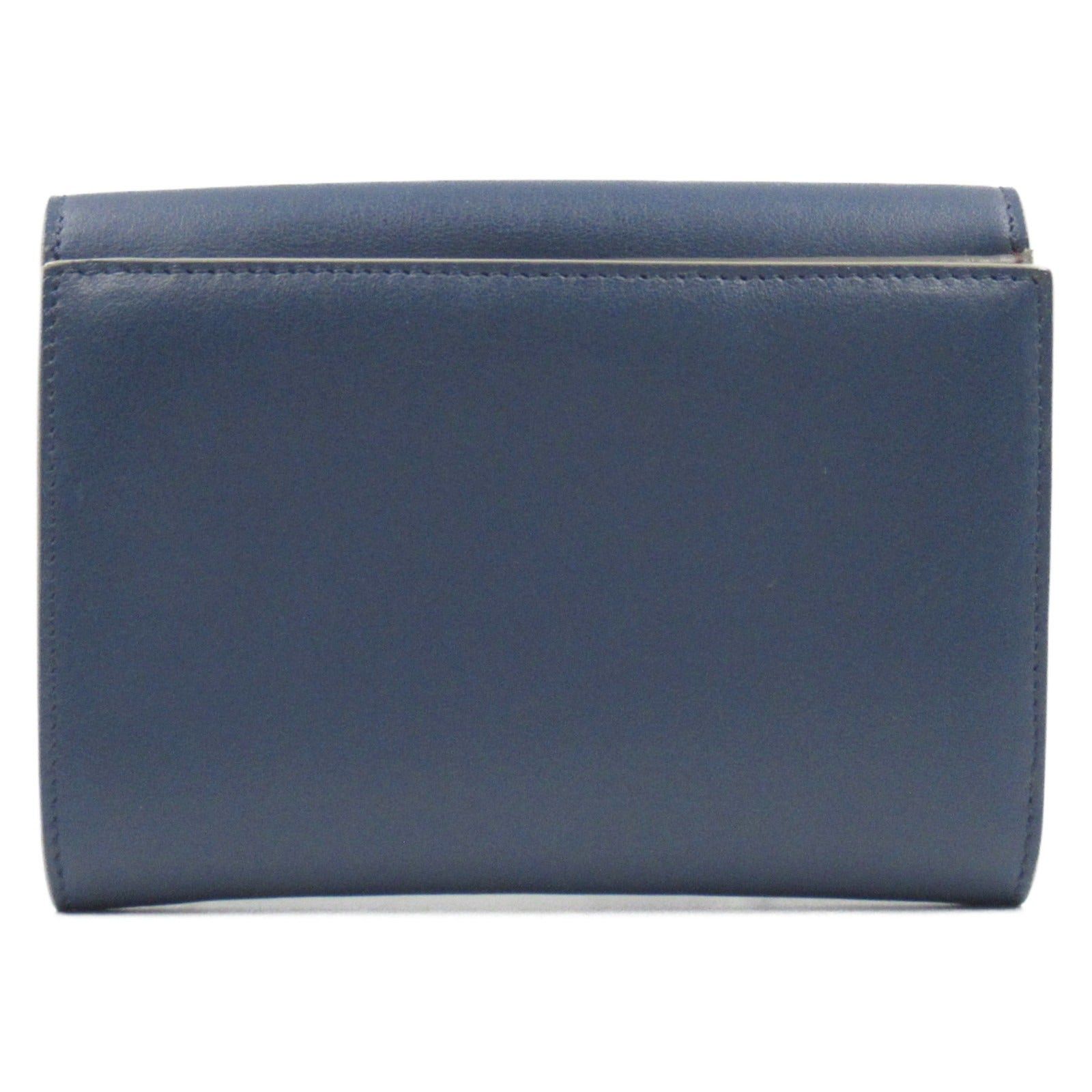 Fendi Fendi Peekaboo Double Hook Wallet Leather Navy Size ONE SIZE - 2 Thumbnail