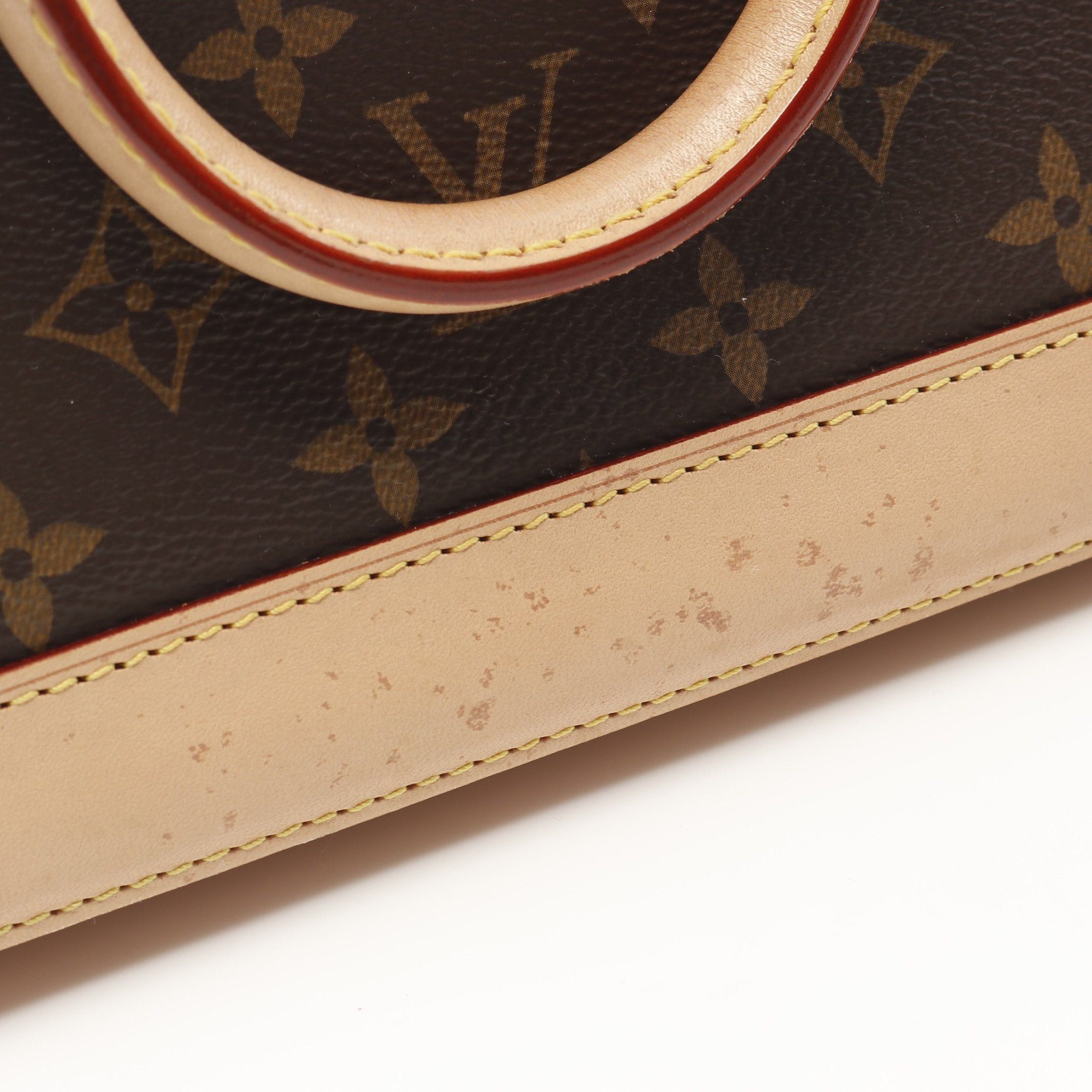 Louis Vuitton Louis Vuitton Alma Bb Monogram Handbag Leather Brown Size ONE SIZE - 10 Thumbnail
