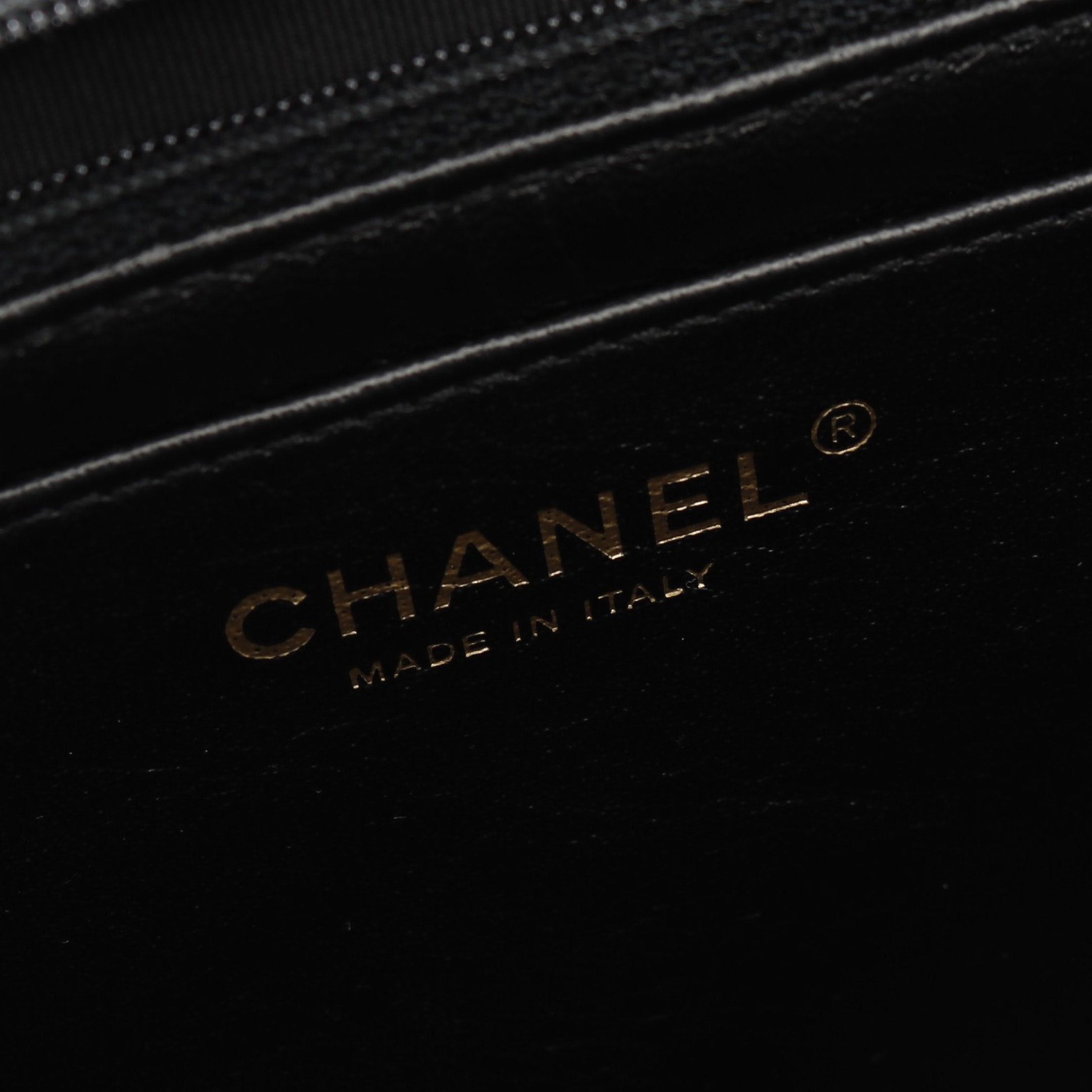 Chanel Chanel Matelasse Single Flap Double Chain Shoulder Bag Lambskin Brown Black Gold Hardware Size ONE SIZE - 4 Thumbnail