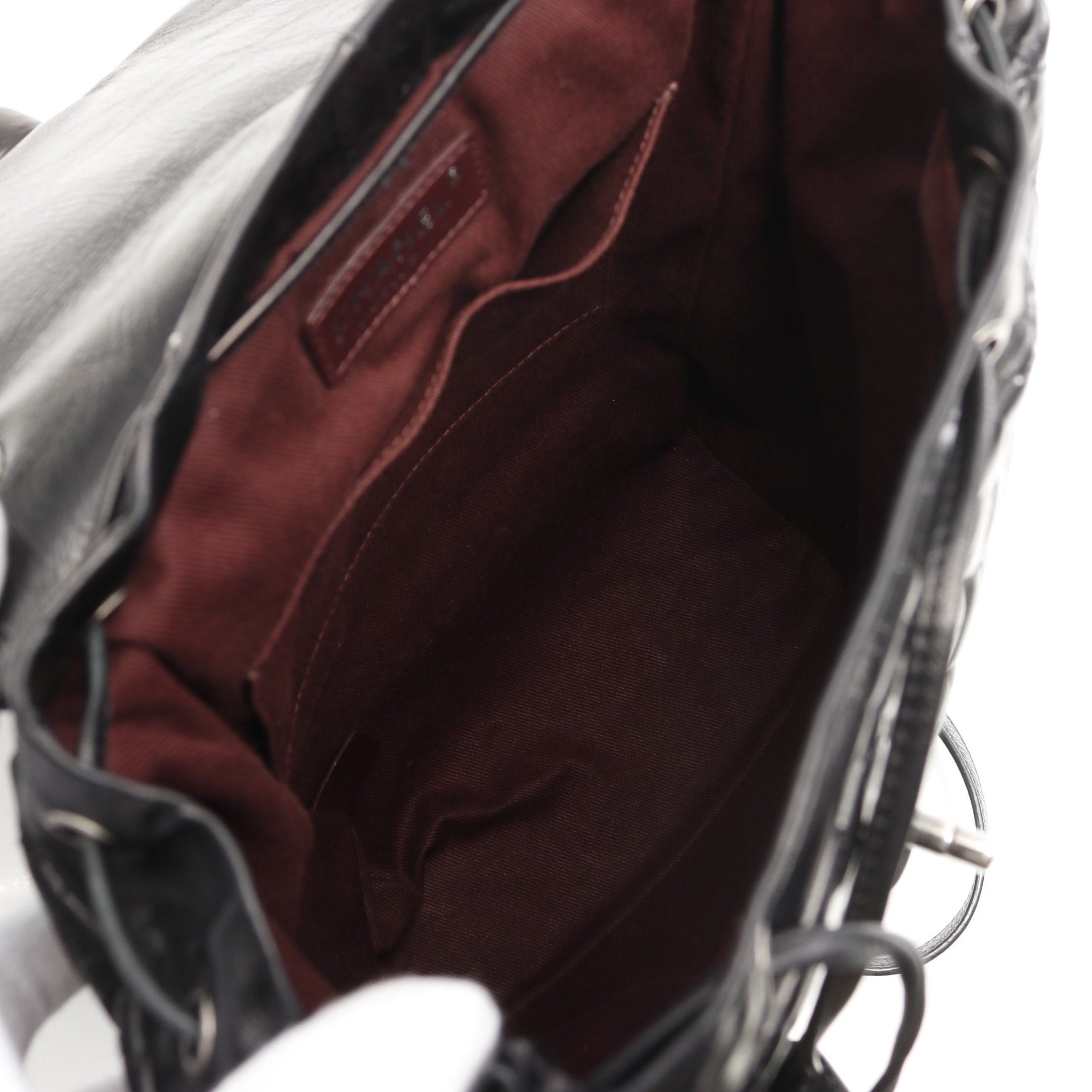 Chanel Chanel Matelasse Backpack Rucksack Aged Calfskin Black Antique Silver Hardware Size ONE SIZE - 3 Thumbnail