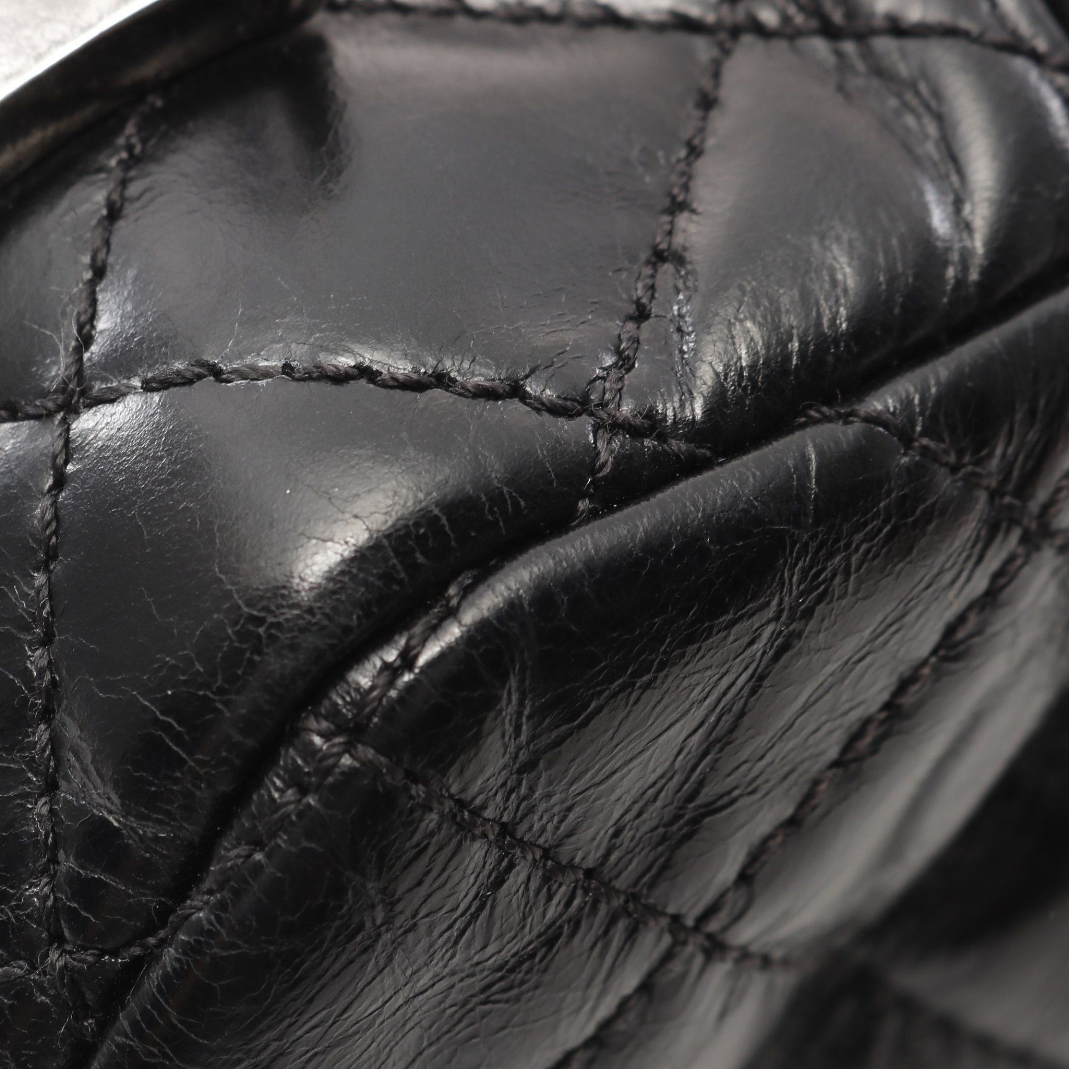 Chanel Chanel Matelasse Backpack Rucksack Aged Calfskin Black Antique Silver Hardware Size ONE SIZE - 6 Thumbnail