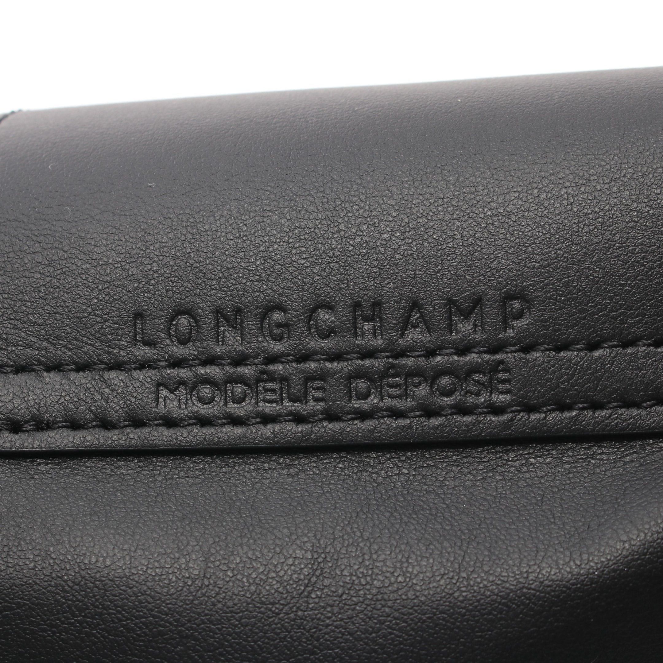 Longchamp Longchamp Le Preage Extra Xs Top Handle Bag Handbag Leather Black Size ONE SIZE - 4 Thumbnail