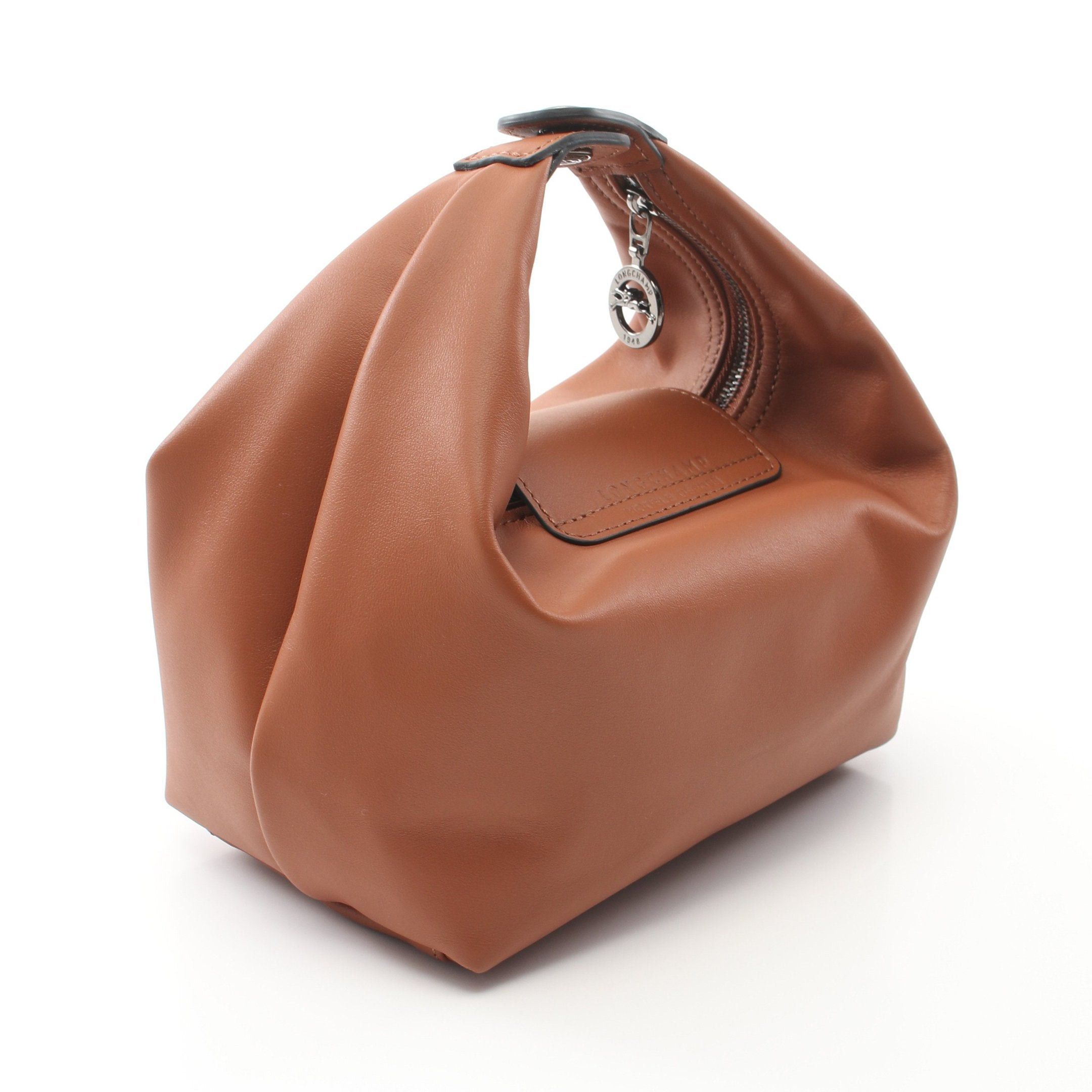 Longchamp Longchamp Le Preage Extra Xs Top Handle Bag Handbag Leather Brown Size ONE SIZE - 2 Thumbnail