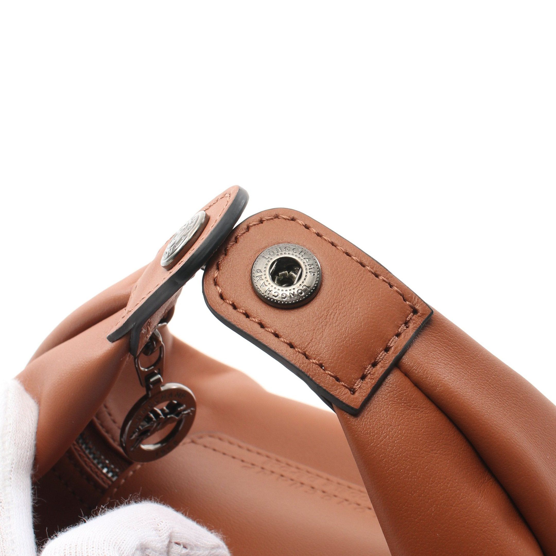 Longchamp Longchamp Le Preage Extra Xs Top Handle Bag Handbag Leather Brown Size ONE SIZE - 6 Thumbnail