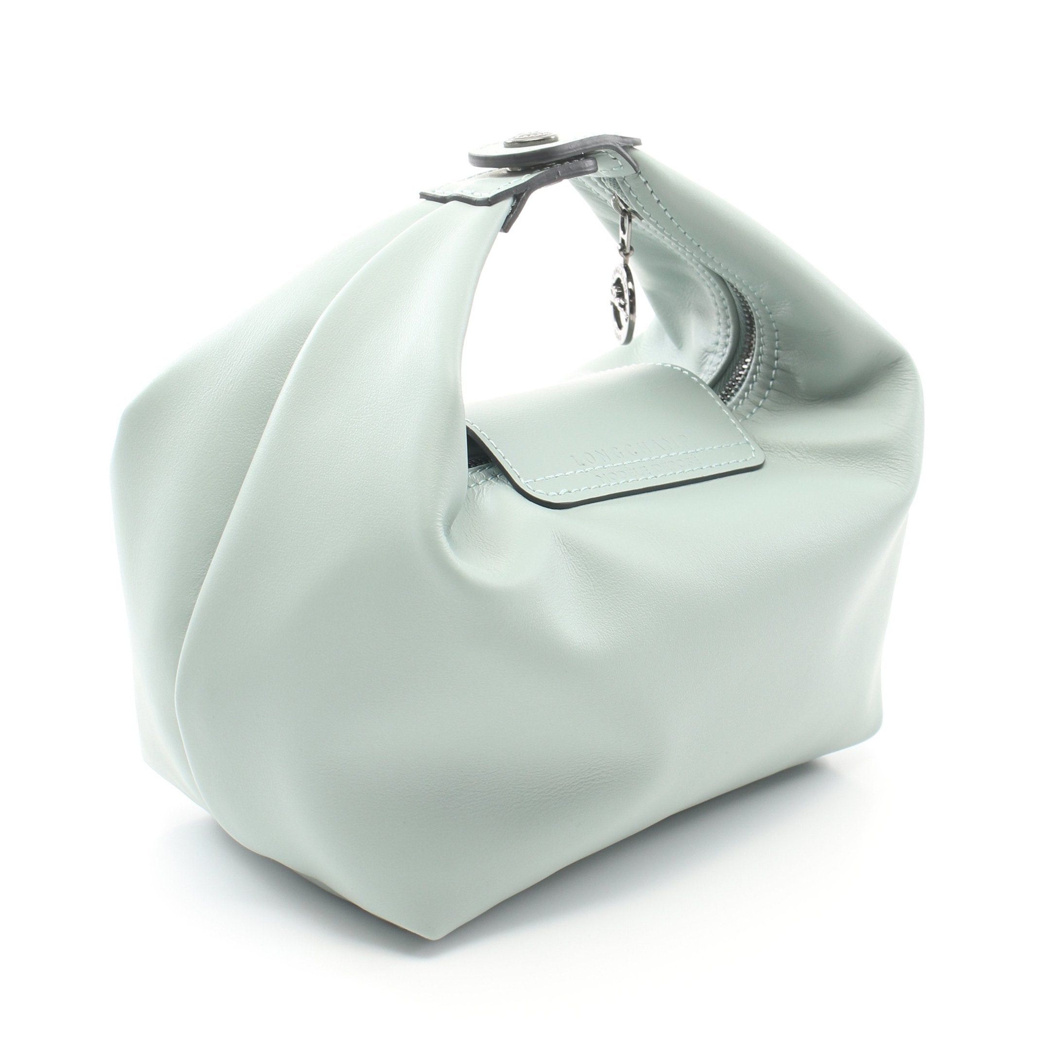 Longchamp Longchamp Le Preage Extra Xs Top Handle Bag Handbag Leather Light Green Size ONE SIZE - 2 Thumbnail