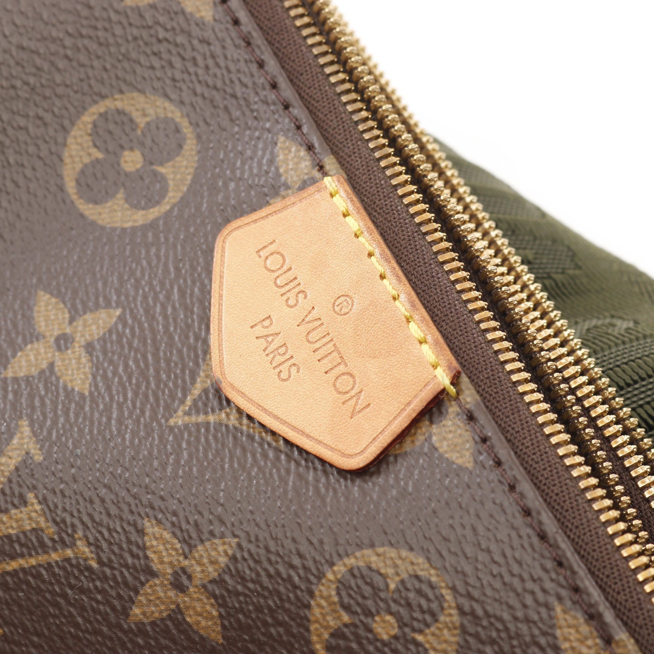 Louis Vuitton Louis Vuitton Multy Pochette Accessoires Monogram Khaki Shoulder Bag Brown Green Size ONE SIZE - 10 Thumbnail