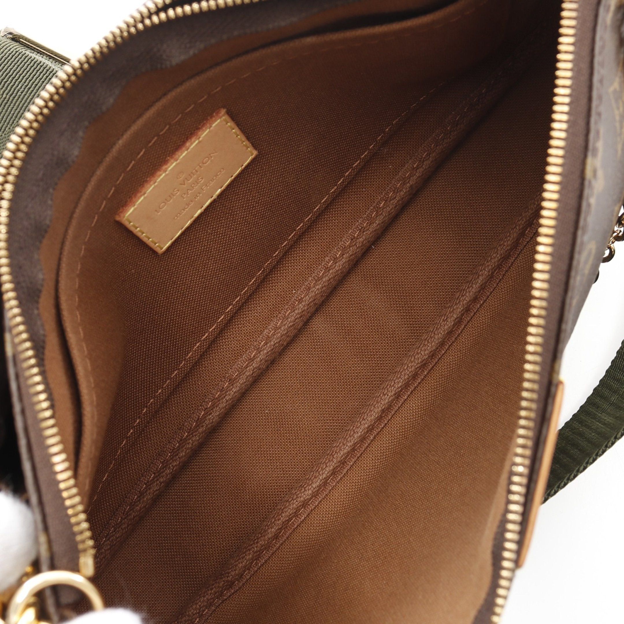 Louis Vuitton Louis Vuitton Multy Pochette Accessoires Monogram Khaki Shoulder Bag Brown Green Size ONE SIZE - 3 Thumbnail