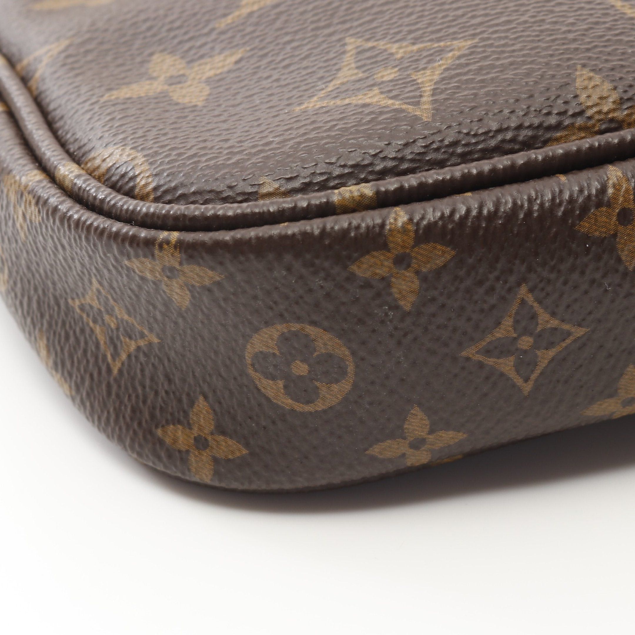 Louis Vuitton Louis Vuitton Multy Pochette Accessoires Monogram Khaki Shoulder Bag Brown Green Size ONE SIZE - 8 Thumbnail