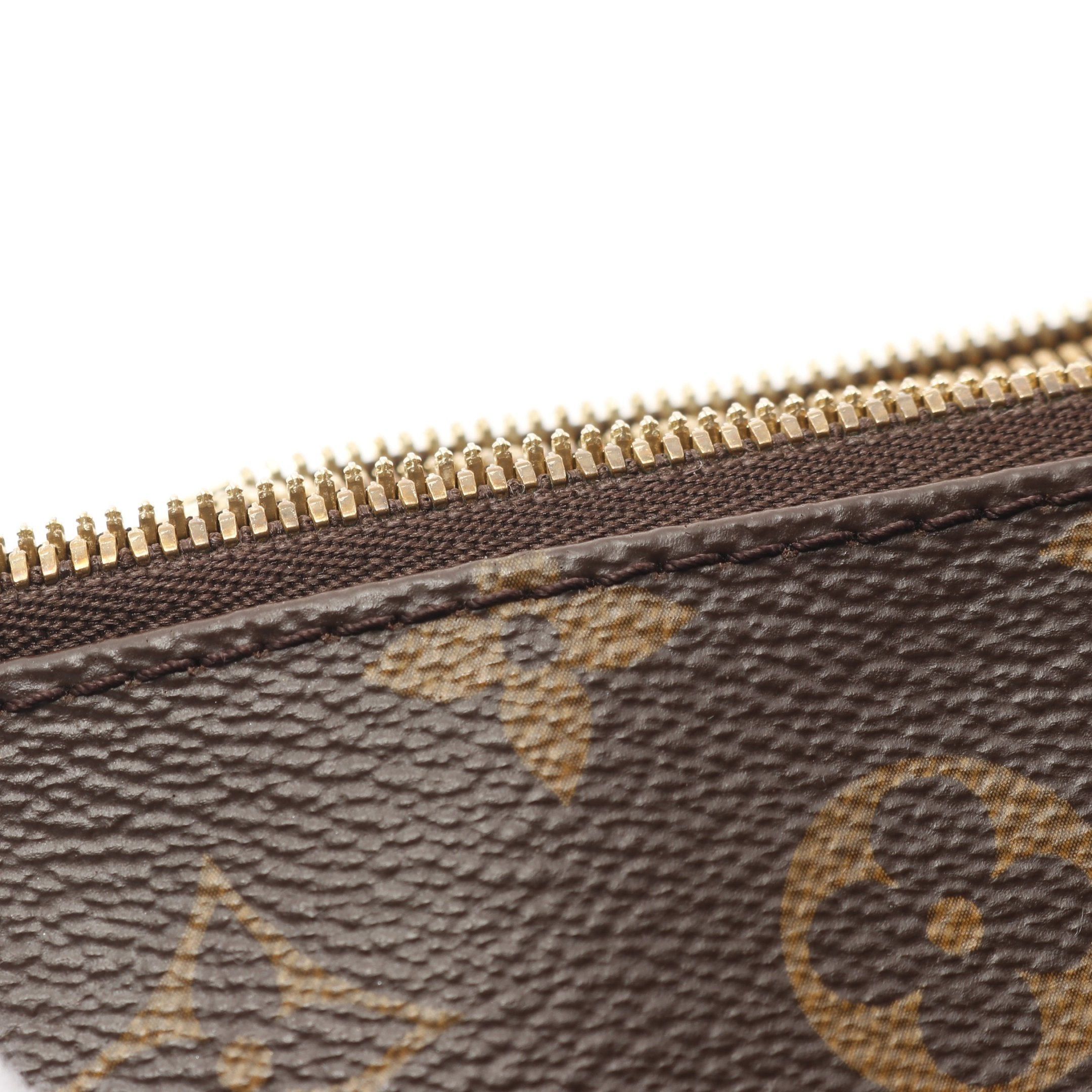 Louis Vuitton Louis Vuitton Multy Pochette Accessoires Monogram Khaki Shoulder Bag Brown Green Size ONE SIZE - 11 Thumbnail