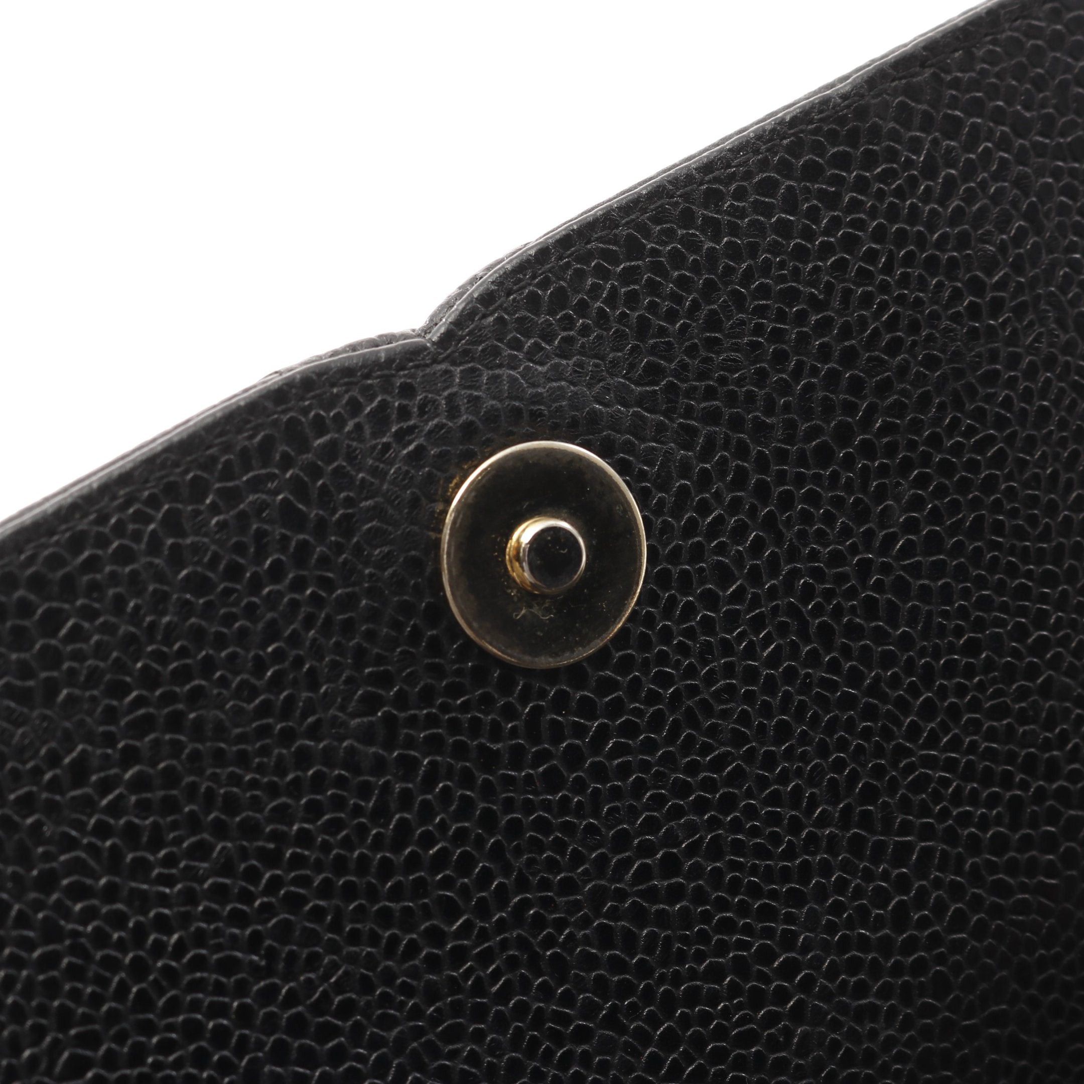 Chanel Chanel Coco Mark Chain Shoulder Bag Caviar Skin Black Gold Hardware Size ONE SIZE - 10 Thumbnail