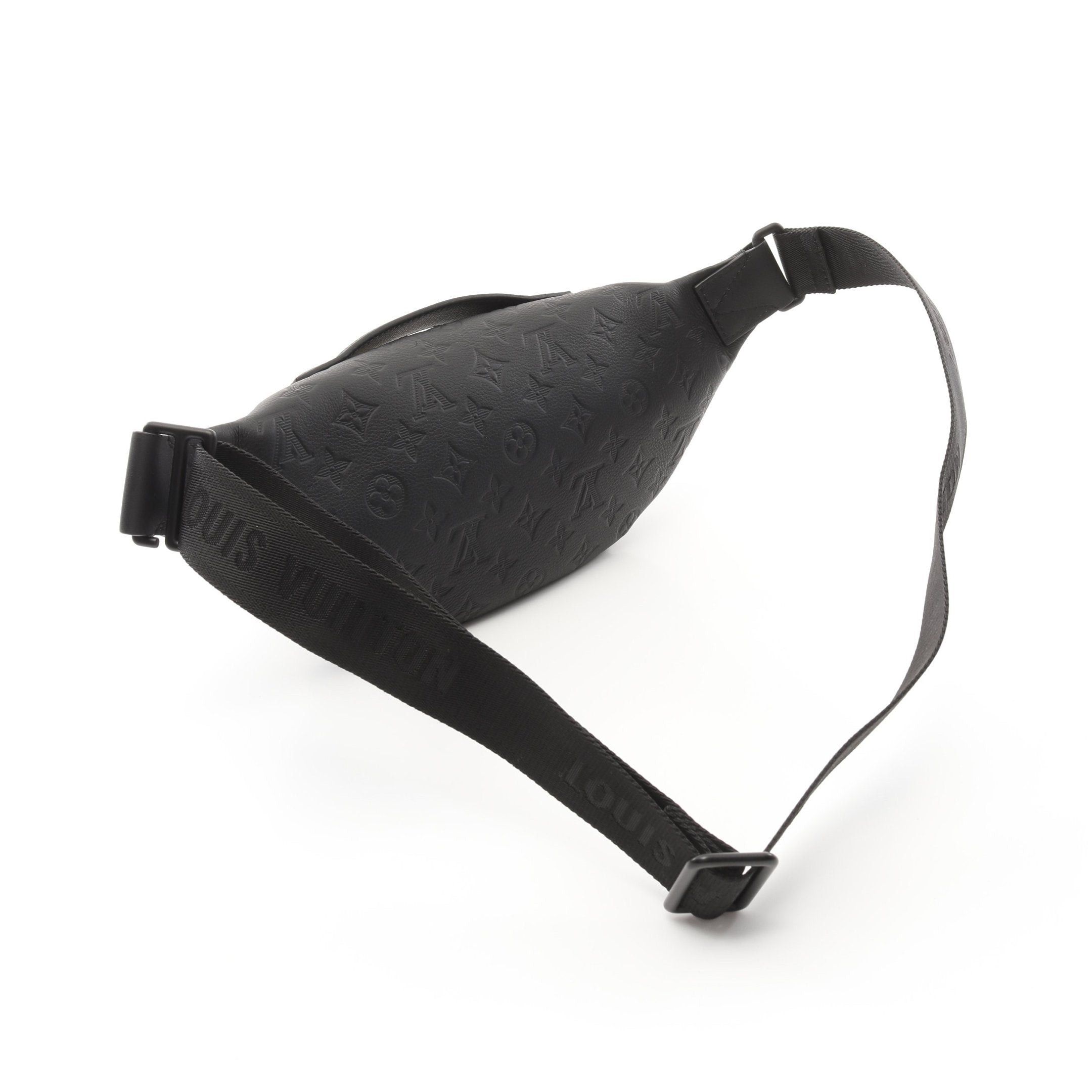 Louis Vuitton Louis Vuitton Rush Bum Bag Monogram Shadow Body Waist Leather Black Size ONE SIZE - 2 Thumbnail