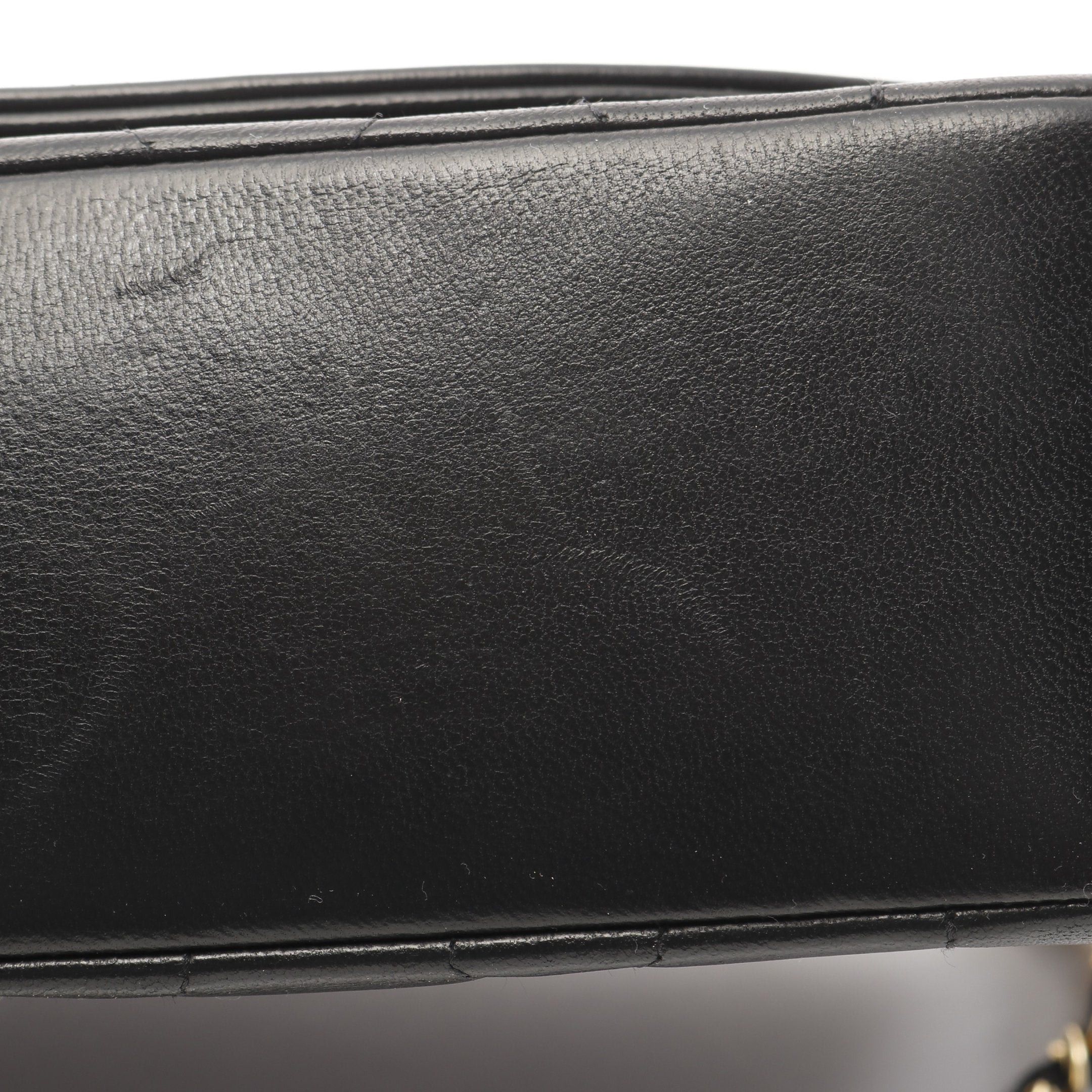 Chanel Chanel Matelasse Diana Flap Chain Shoulder Bag Lambskin Black Gold Hardware Size ONE SIZE - 8 Thumbnail