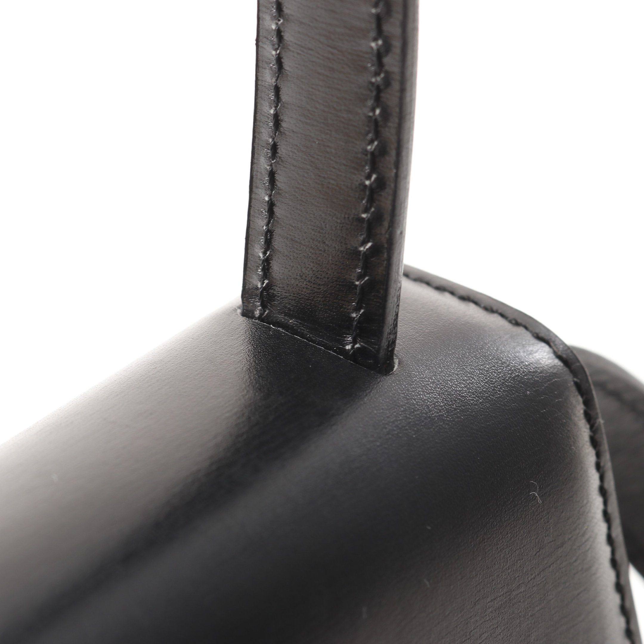 Celine Celine Top Handle Handbag Leather Black Size ONE SIZE - 7 Thumbnail