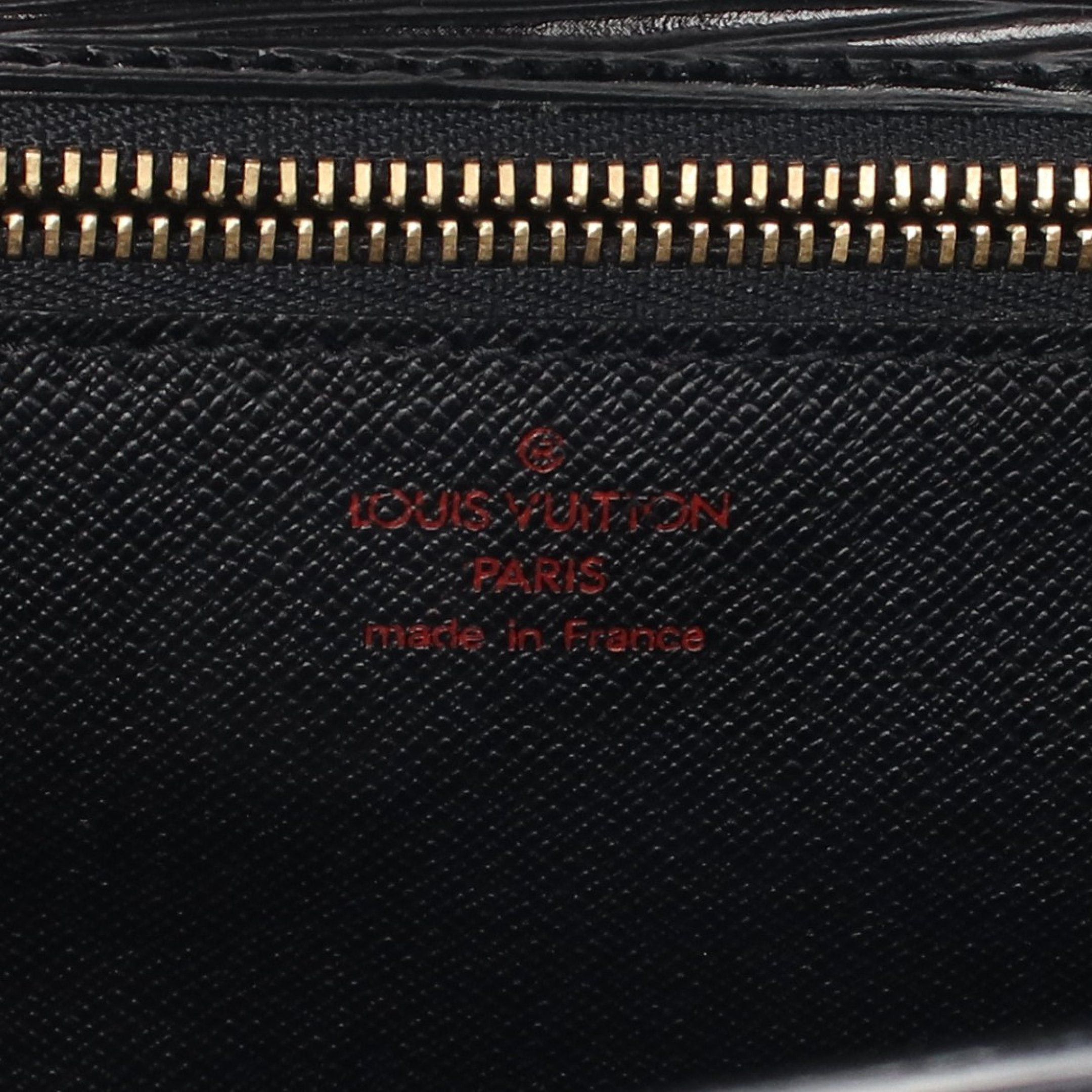 Louis Vuitton Louis Vuitton Monceau Epi Noir Handbag Leather Black Size ONE SIZE - 4 Thumbnail