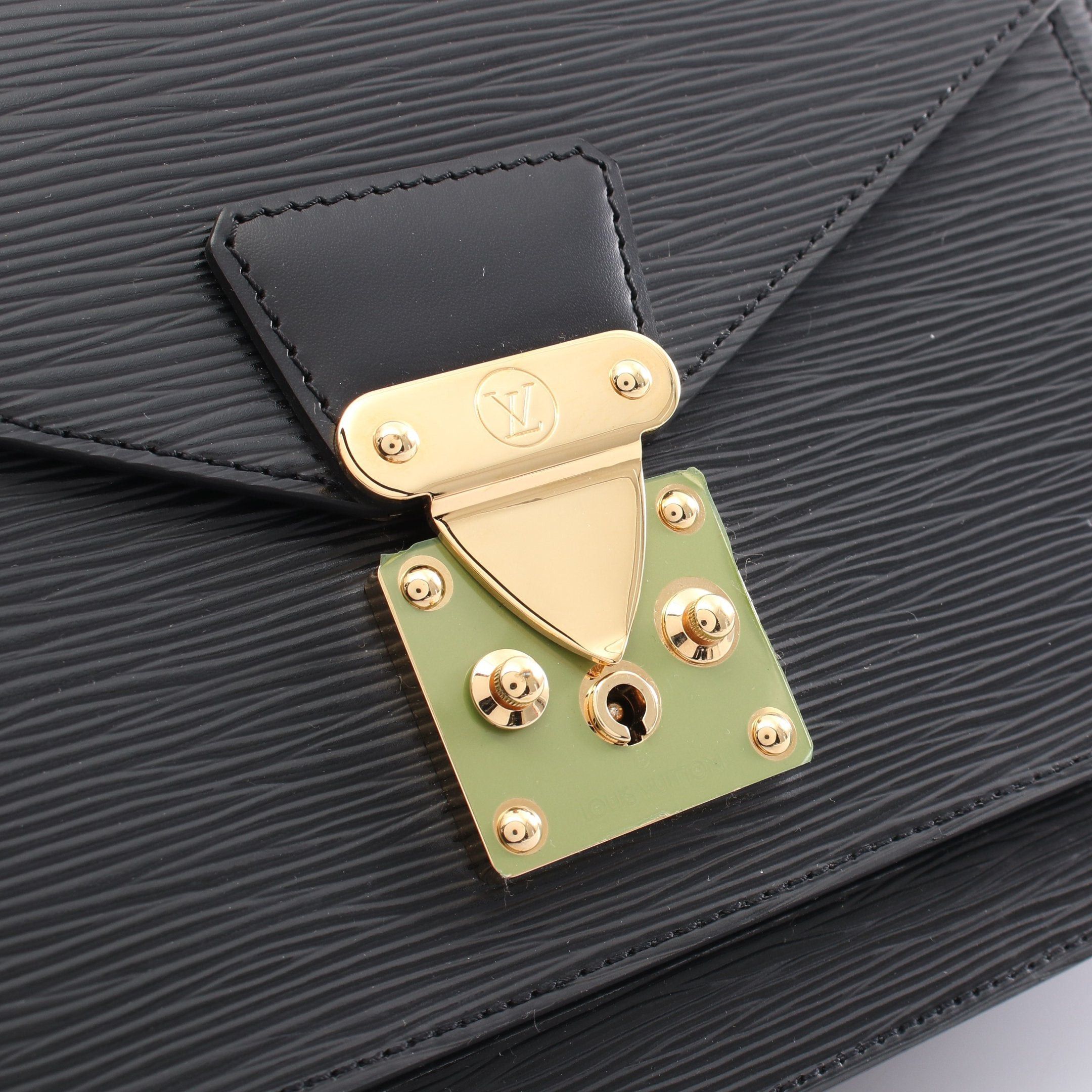 Louis Vuitton Louis Vuitton Monceau Epi Noir Handbag Leather Black Size ONE SIZE - 10 Thumbnail