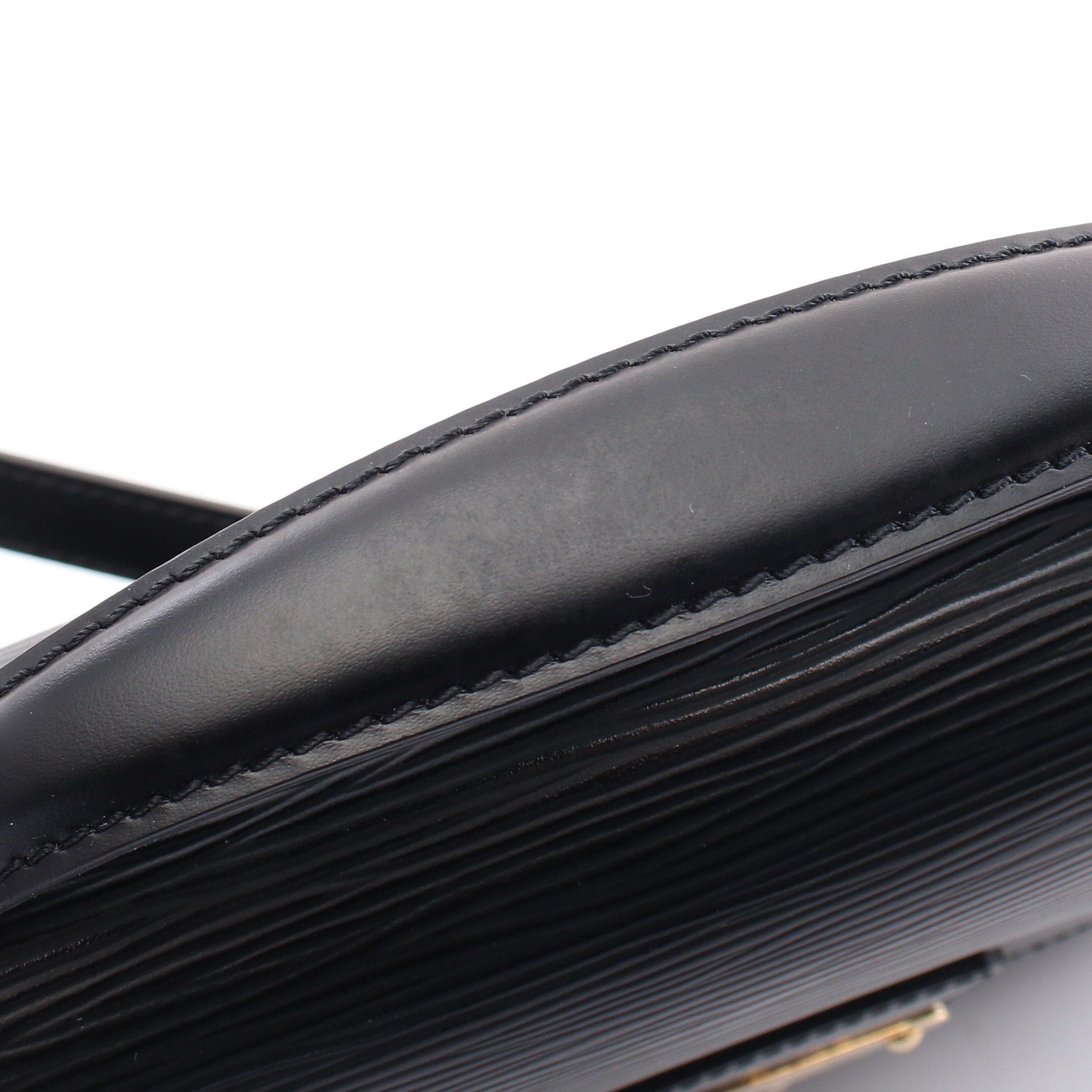 Louis Vuitton Louis Vuitton Monceau Epi Noir Handbag Leather Black Size ONE SIZE - 6 Thumbnail