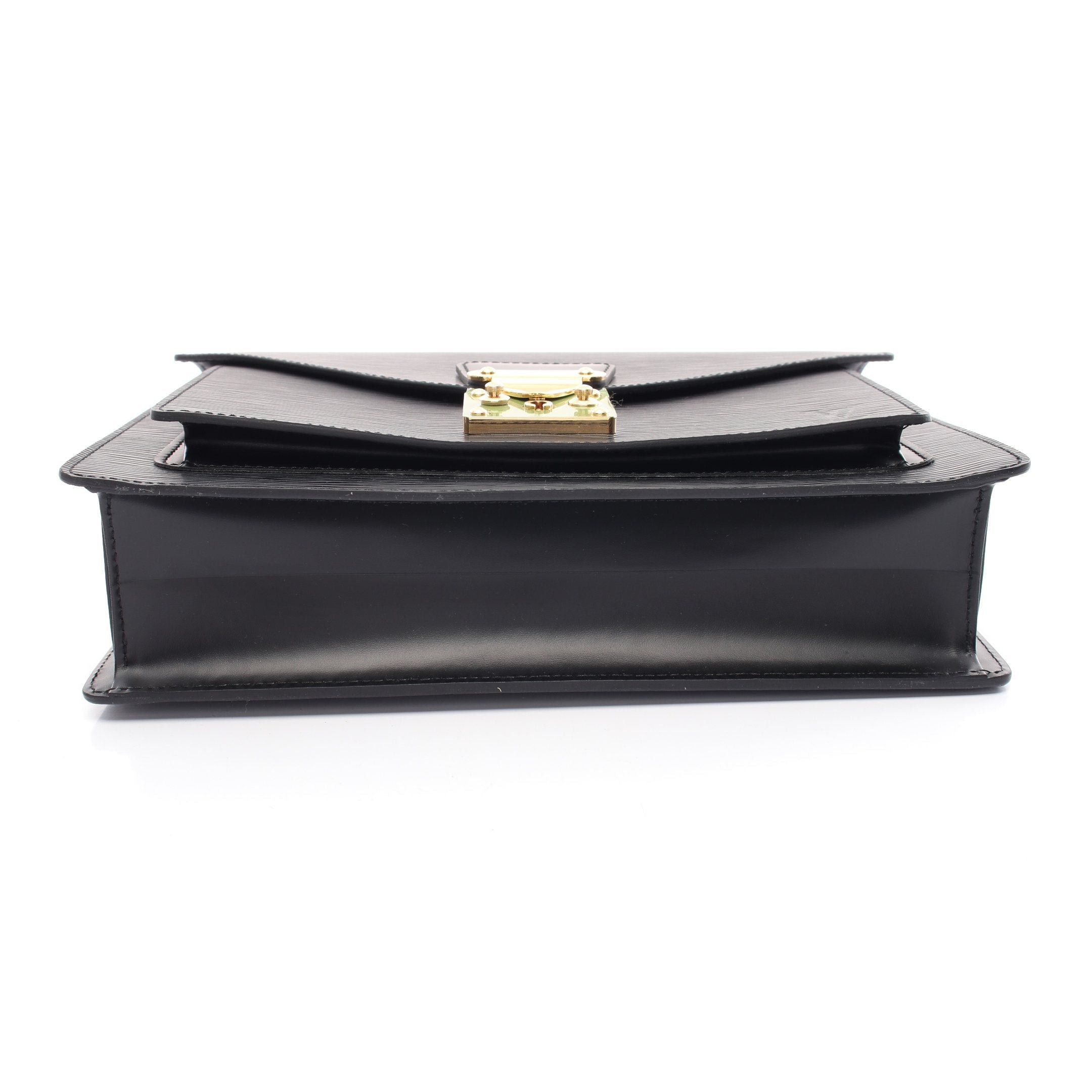 Louis Vuitton Louis Vuitton Monceau Epi Noir Handbag Leather Black Size ONE SIZE - 12 Thumbnail