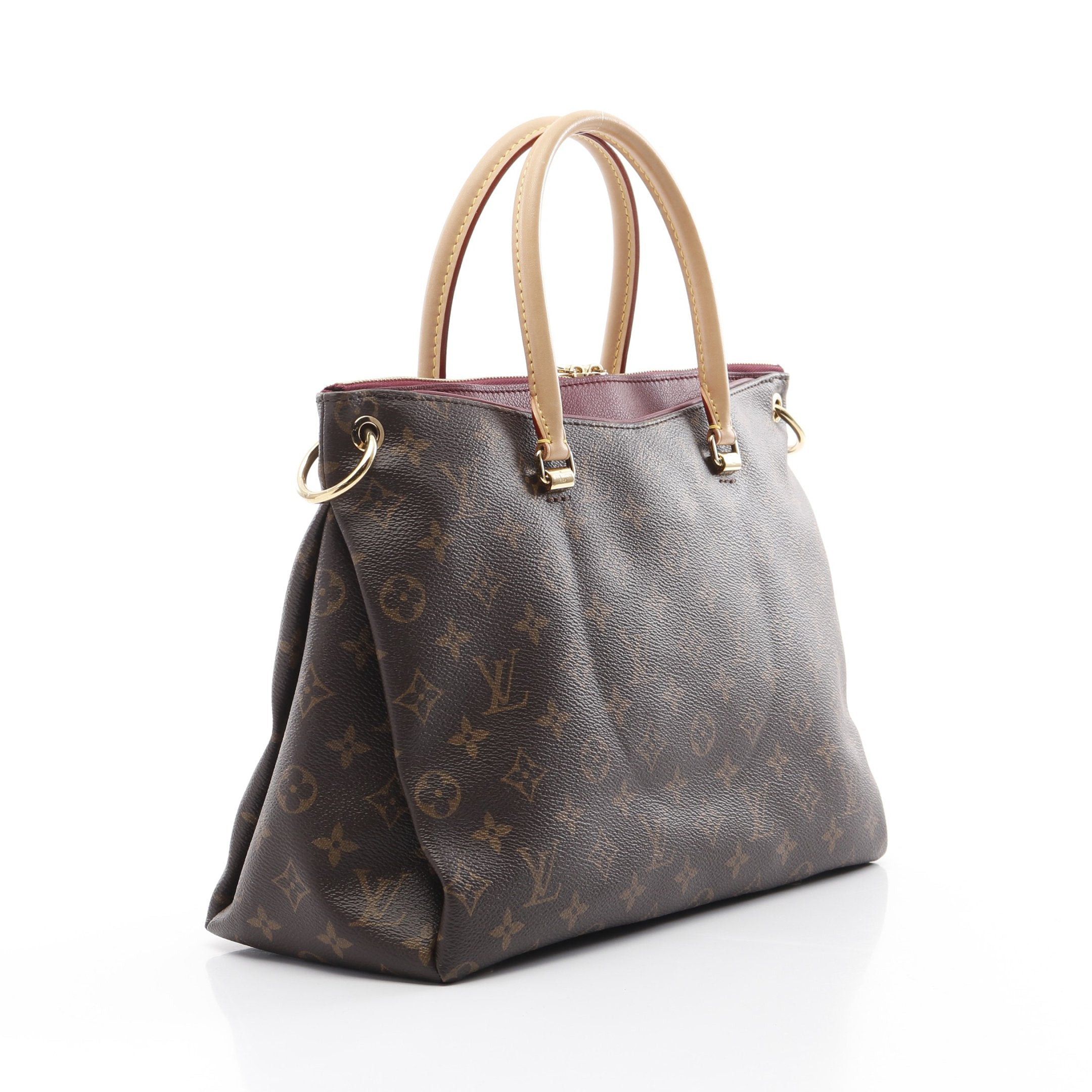 Louis Vuitton Louis Vuitton Pallas Monogram Oror Handbag Leather Brown Bordeaux Size ONE SIZE - 2 Thumbnail