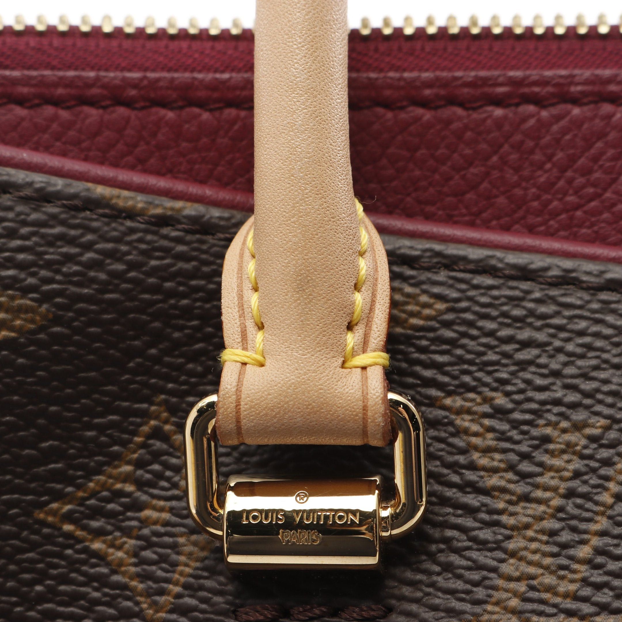 Louis Vuitton Louis Vuitton Pallas Monogram Oror Handbag Leather Brown Bordeaux Size ONE SIZE - 11 Thumbnail