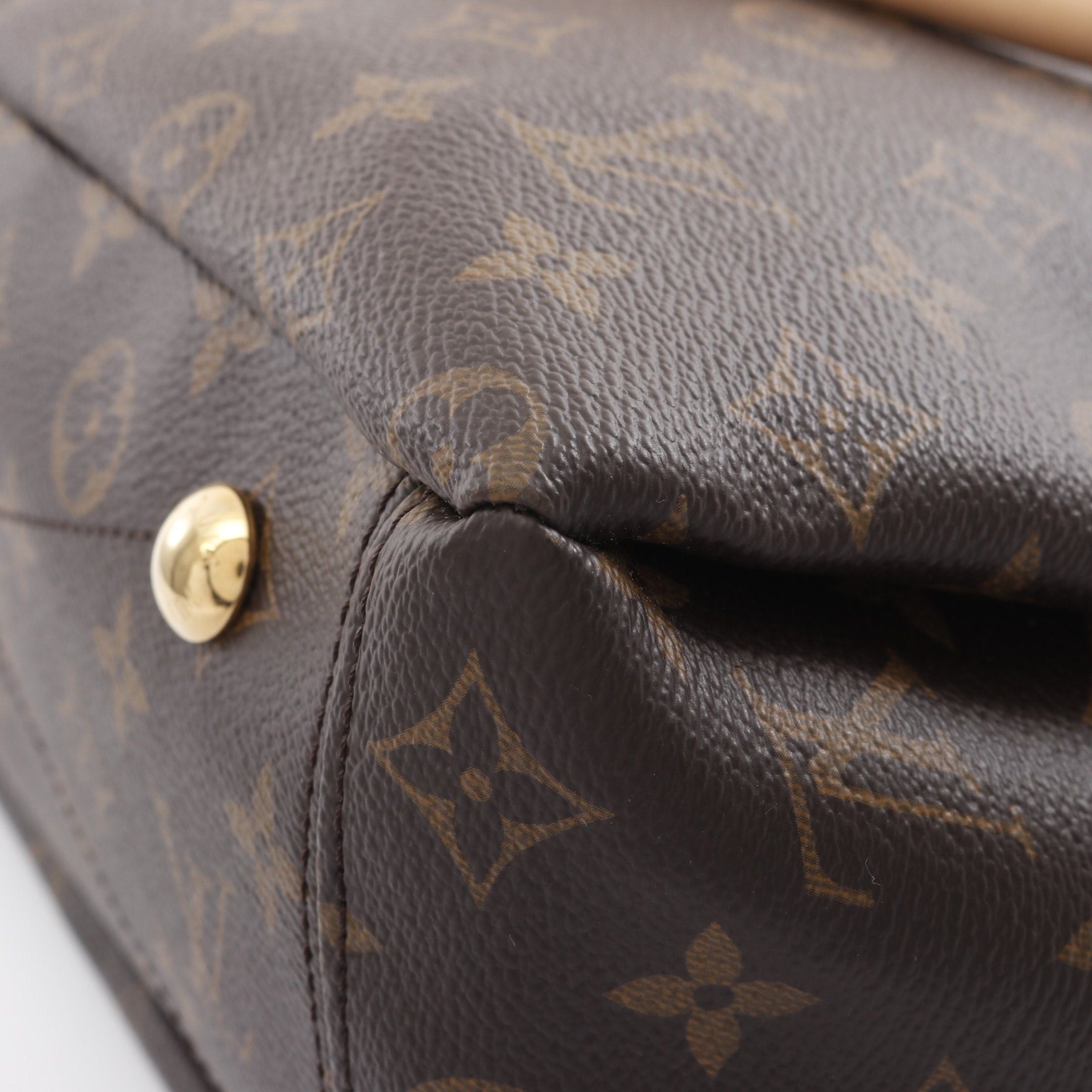 Louis Vuitton Louis Vuitton Pallas Monogram Oror Handbag Leather Brown Bordeaux Size ONE SIZE - 7 Thumbnail