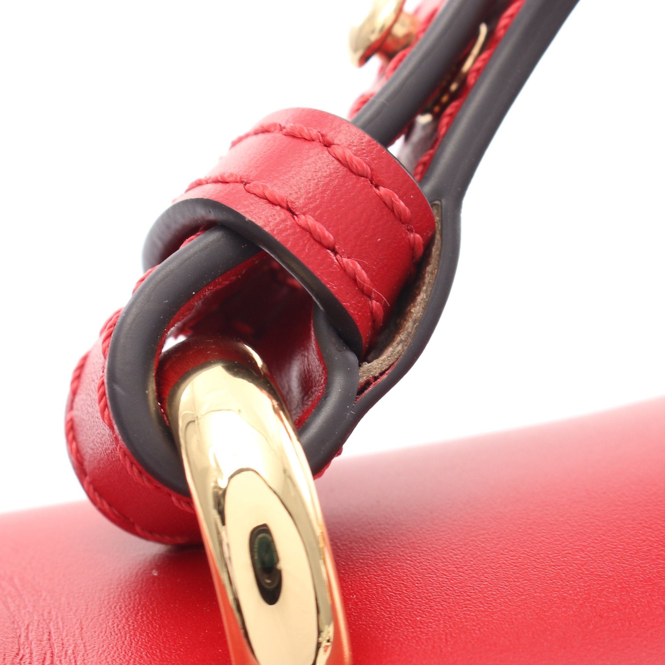 Gucci Gucci Sylvie Small Web Line Shoulder Bag Leather Canvas Red Navy Size ONE SIZE - 5 Thumbnail