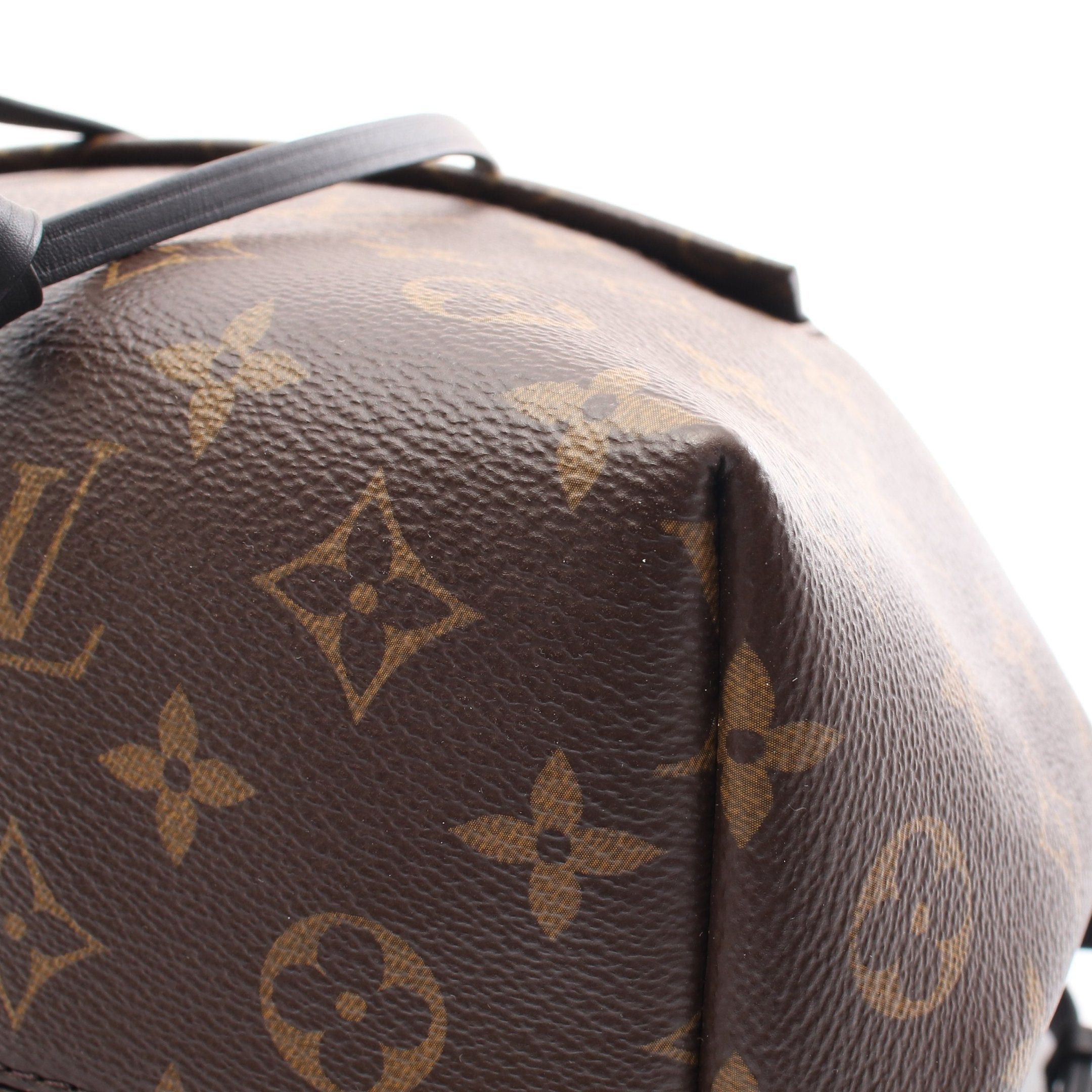 Louis Vuitton Louis Vuitton Montsouris Nm Pm Monogram Backpack Rucksack Leather Brown Black Size ONE SIZE - 11 Thumbnail