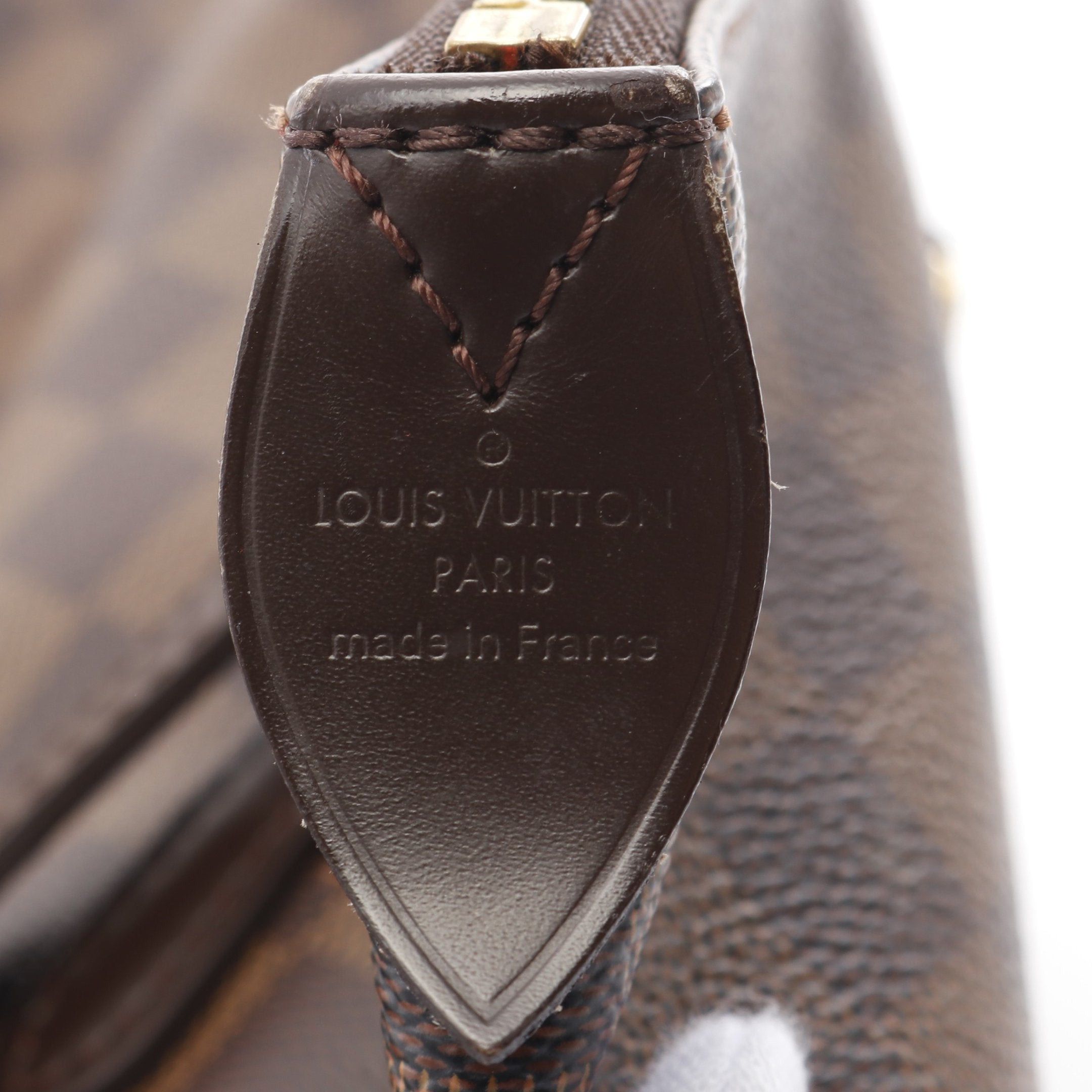 Louis Vuitton Louis Vuitton Totally Mm Damier Ebene Shoulder Bag Tote Leather Brown Size ONE SIZE - 4 Thumbnail