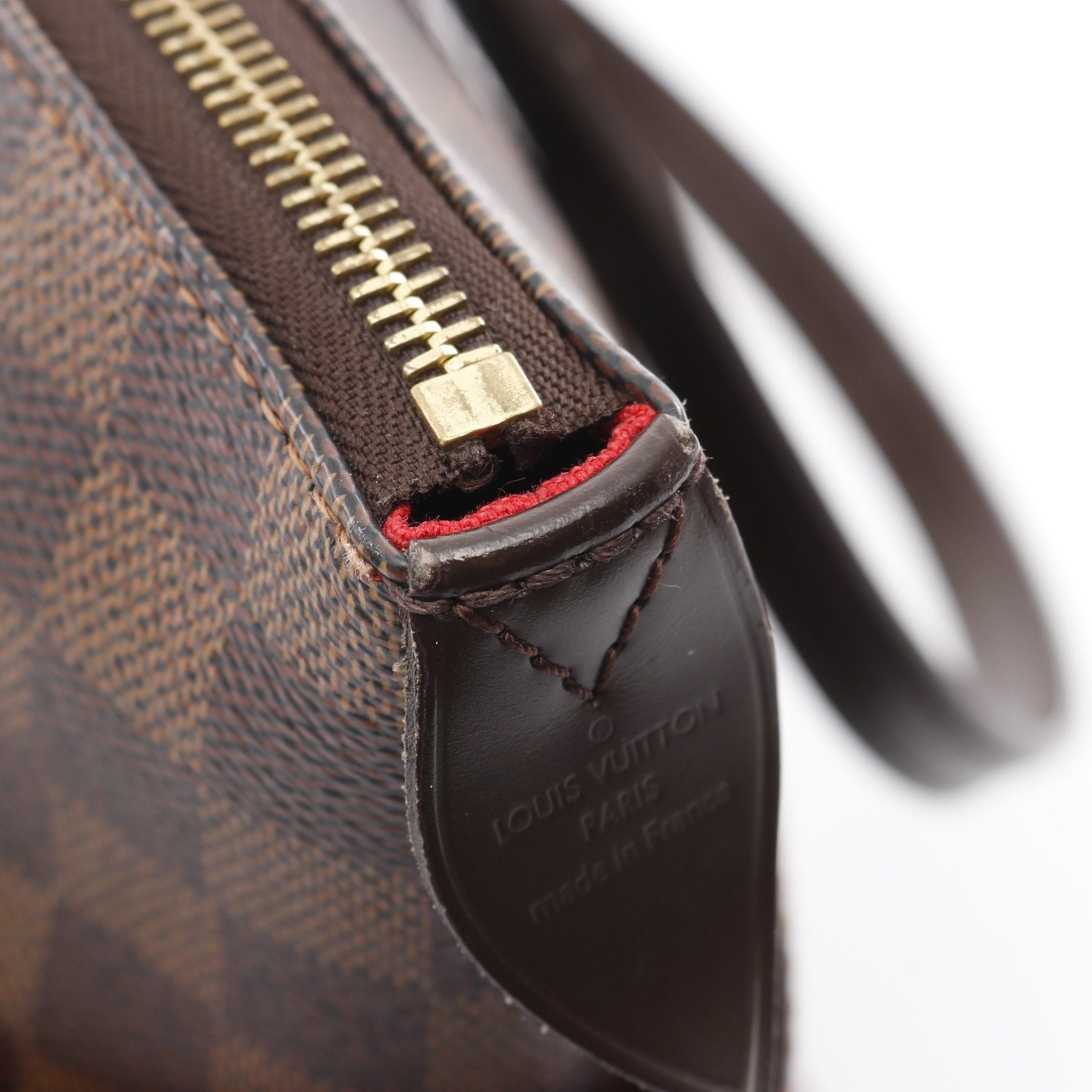 Louis Vuitton Louis Vuitton Totally Mm Damier Ebene Shoulder Bag Tote Leather Brown Size ONE SIZE - 13 Thumbnail