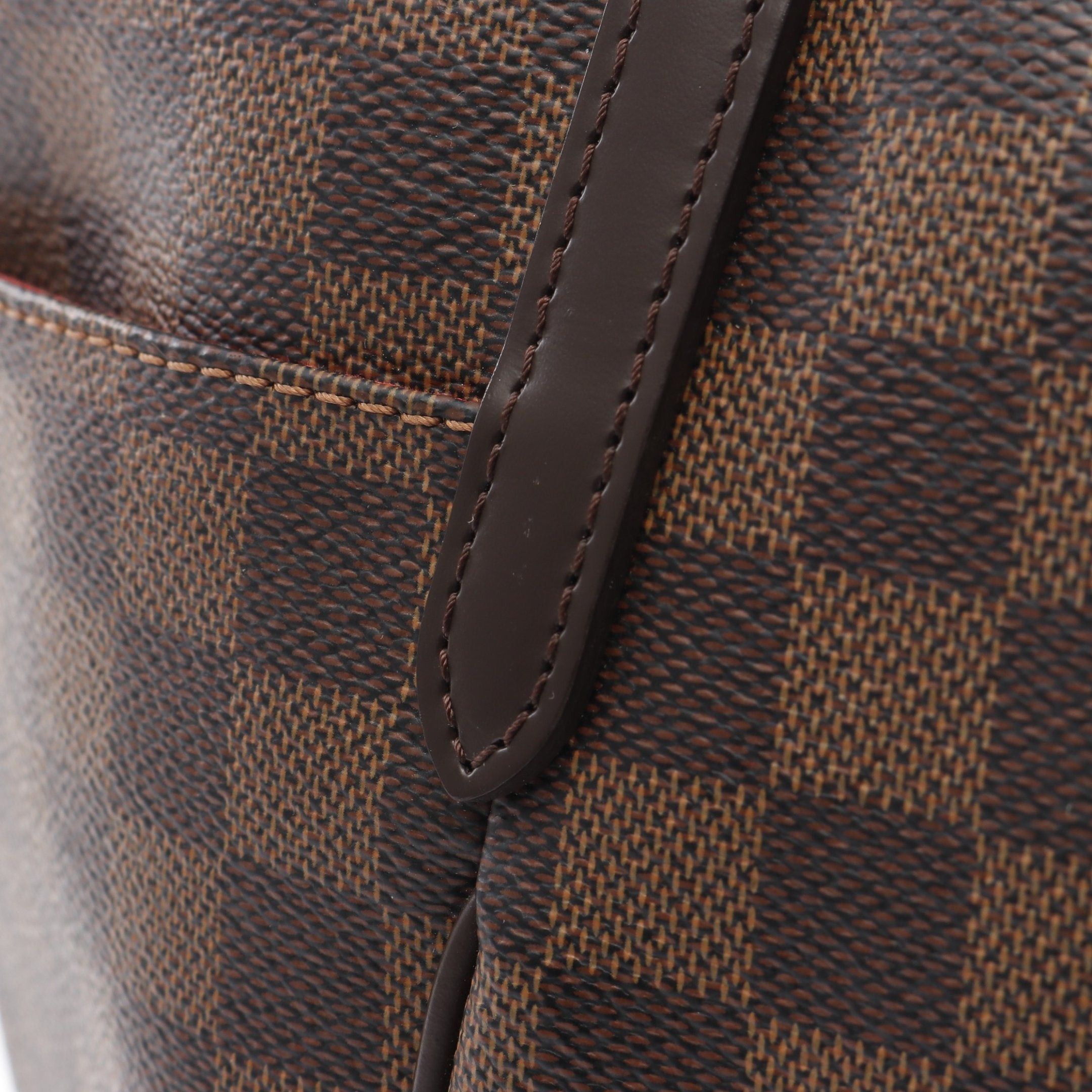 Louis Vuitton Louis Vuitton Totally Mm Damier Ebene Shoulder Bag Tote Leather Brown Size ONE SIZE - 8 Thumbnail